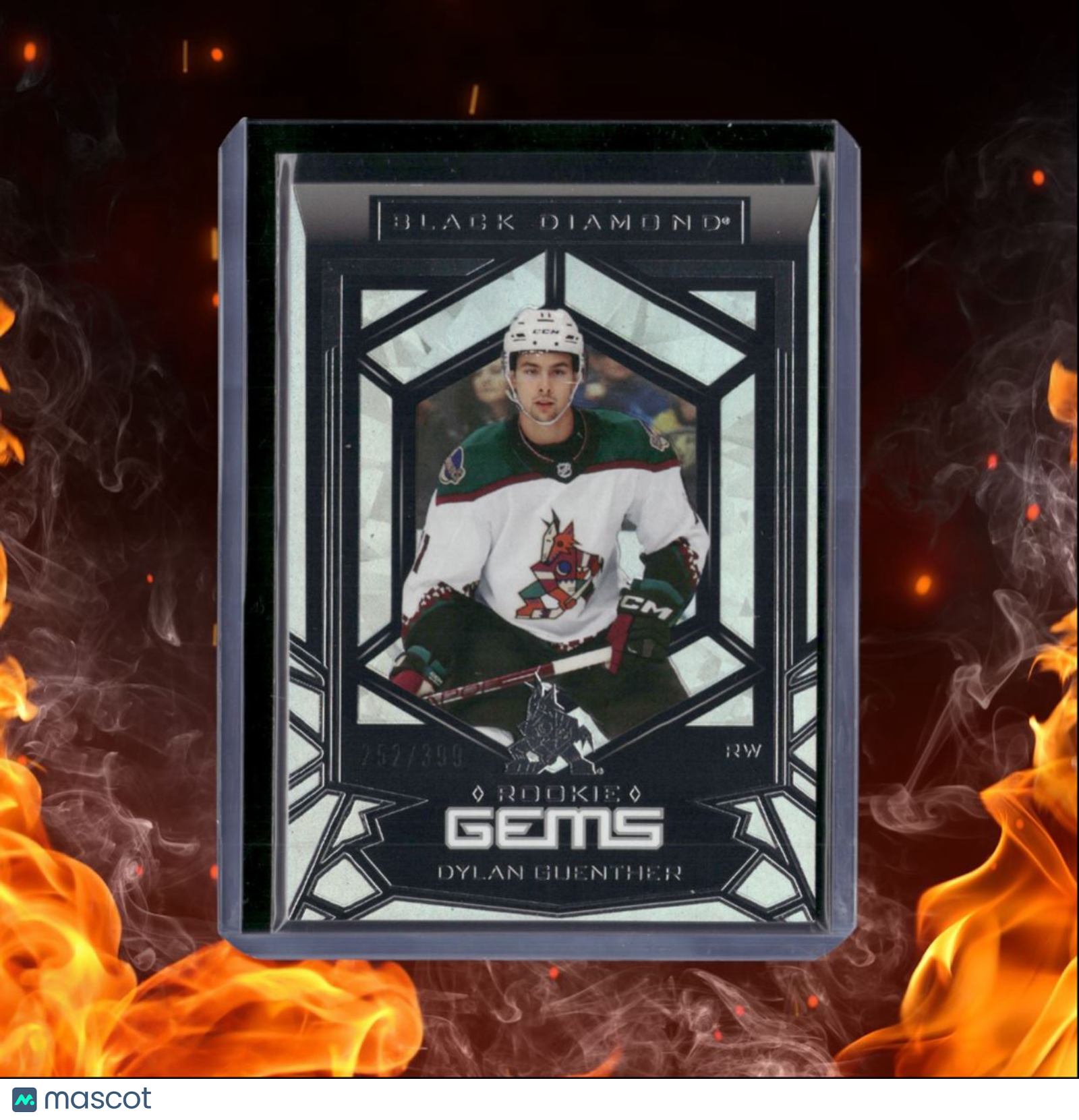 2022-23 Upper Deck Black Diamond Dylan Guenther Gems Rookie 252/399 #RG-DG