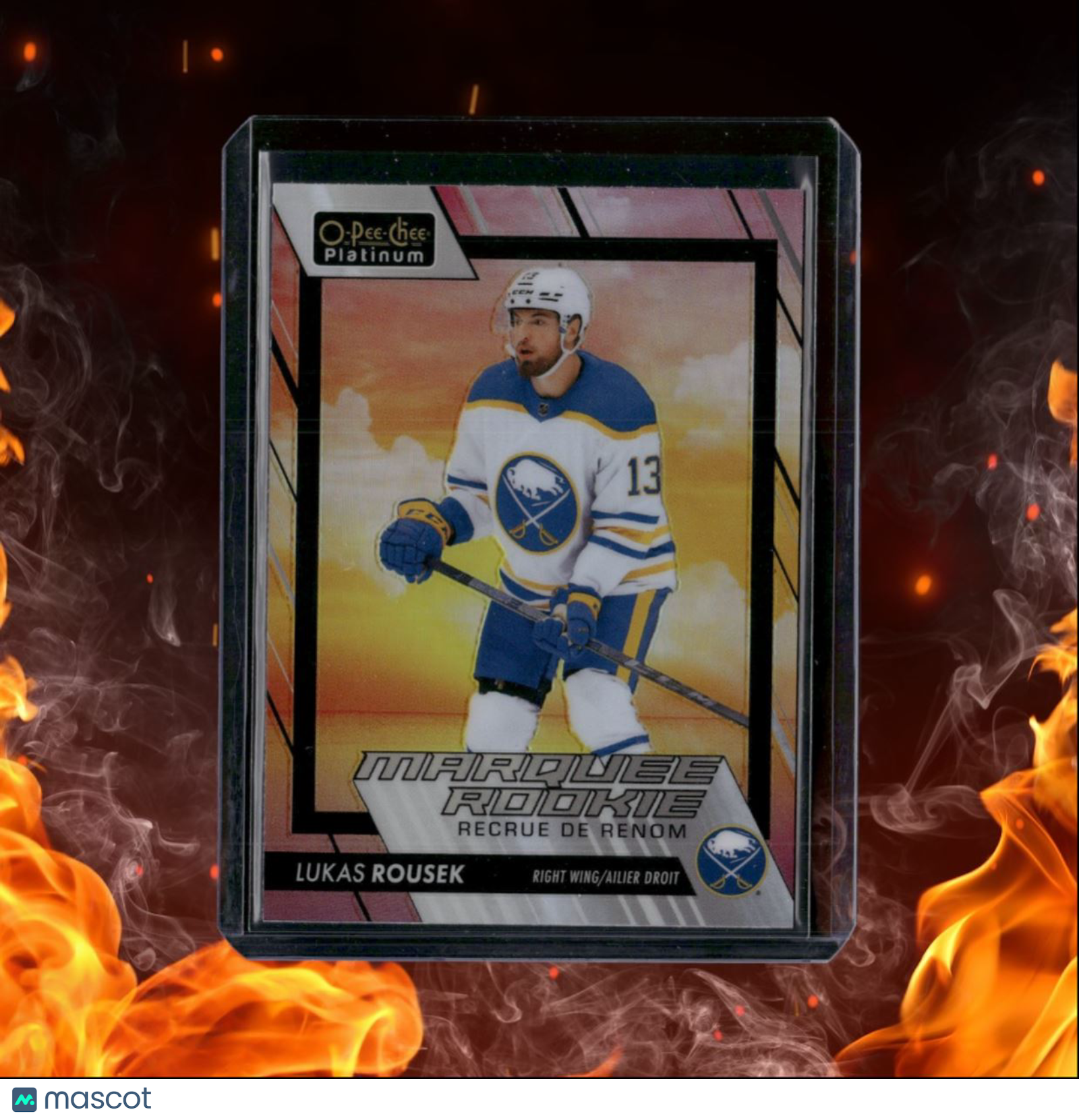 2023-24 O-Pee-Chee Platinum Lukas Rousek Marquee Sunset Rookie #218