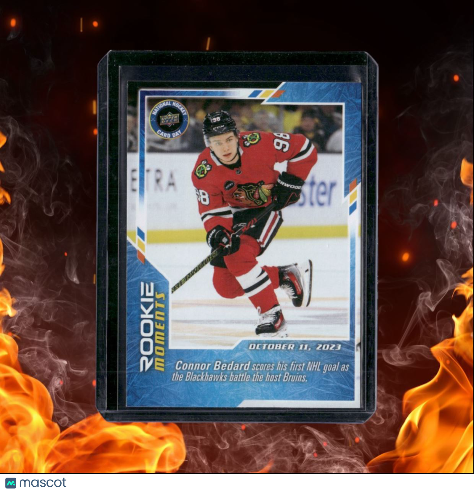 2024-25 Upper Deck National Hockey Card Day Connor Bedard Moments (A) Rookie