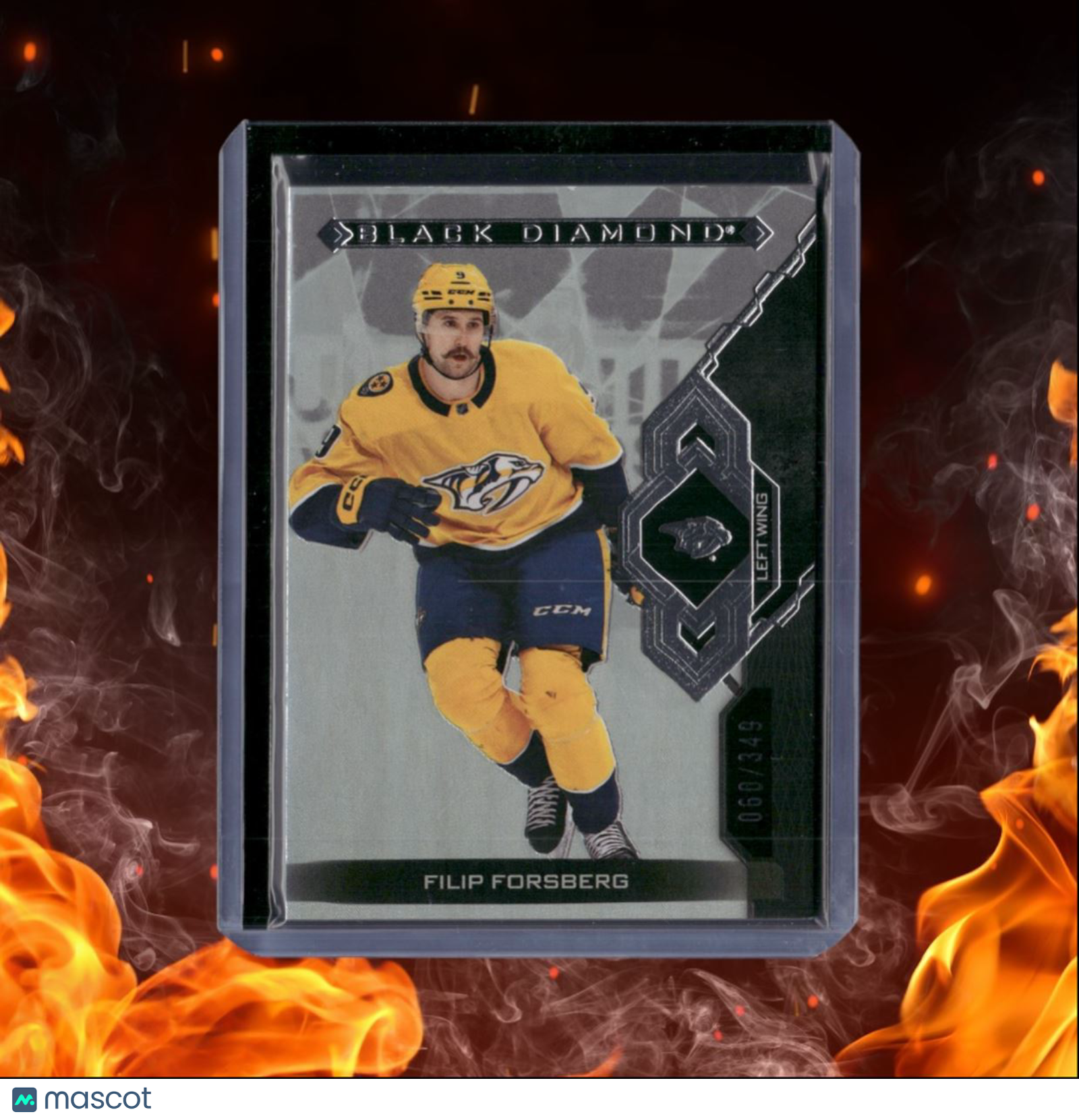 2022-23 Upper Deck Black Diamond Filip Forsberg 060/349 #BDB-FF