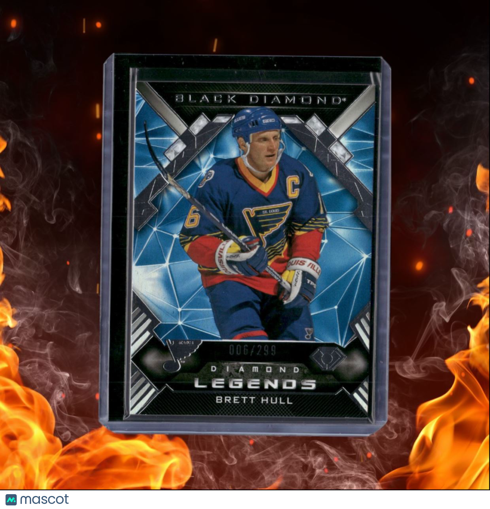 2022-23 Upper Deck Black Brett Hull Diamond Legends 006/299 #BDL-BH