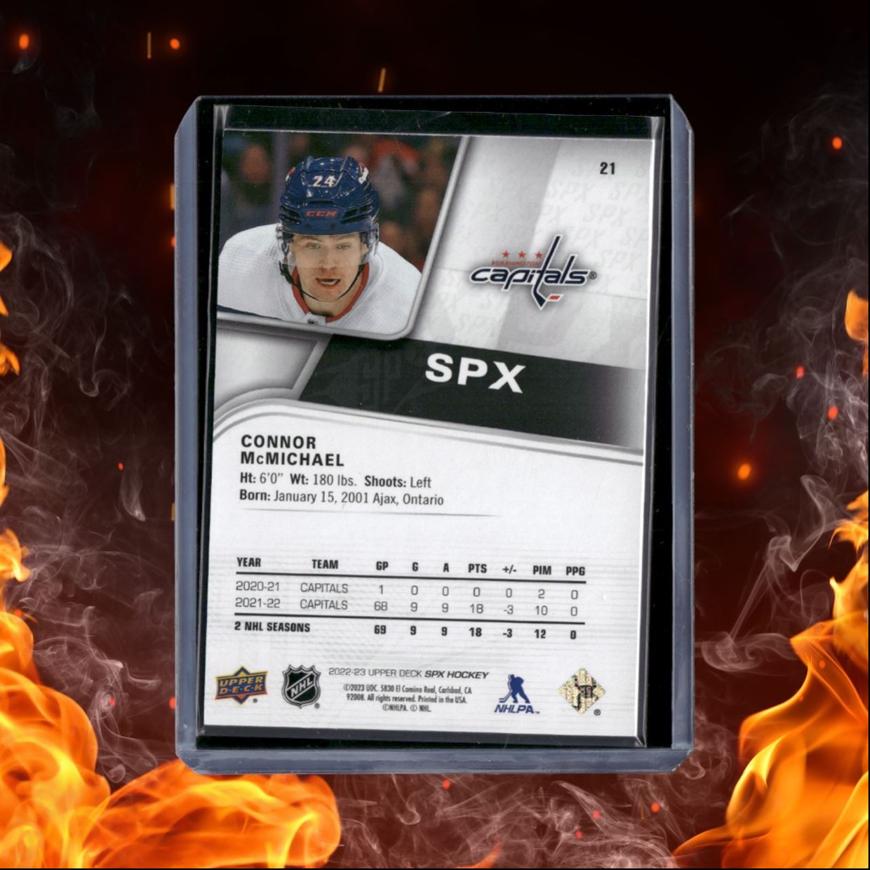 2022-23 Upper Deck SPx Connor McMichael 159/299 #21