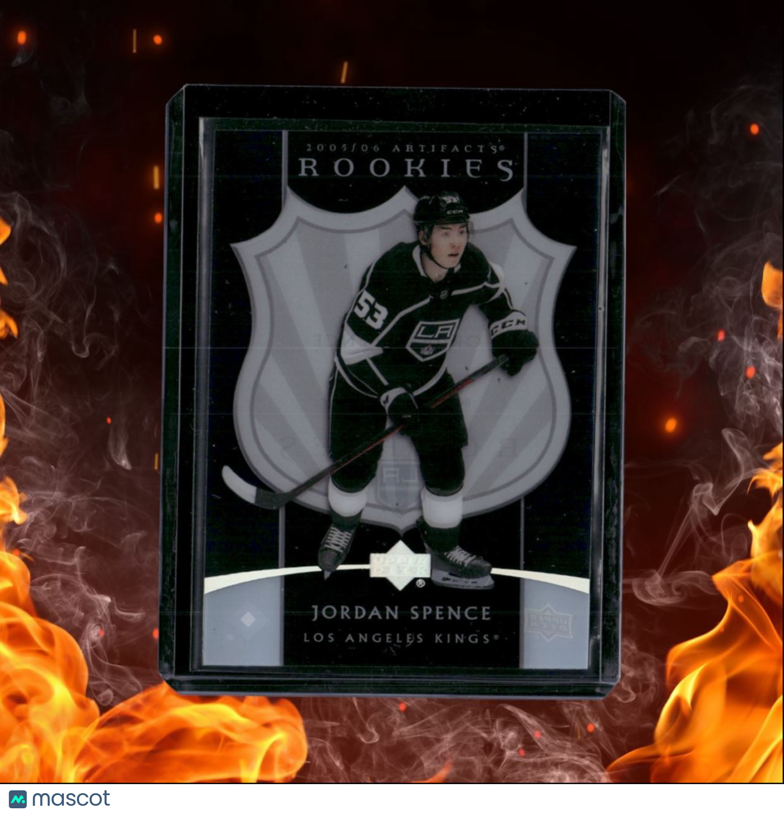 2022-23 Upper Deck Artifacts Jordan Spence Retro 2005-06 Clear Cut Retro