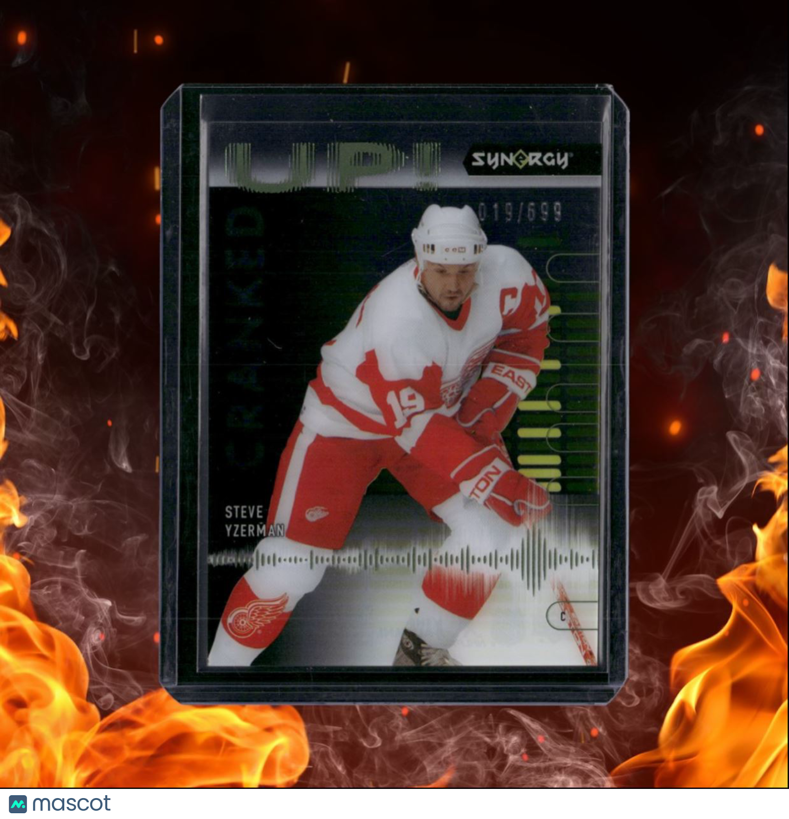 2022-23 Upper Deck Synergy Steve Yzerman Cranked Up! Green Jersey # #CU-SY