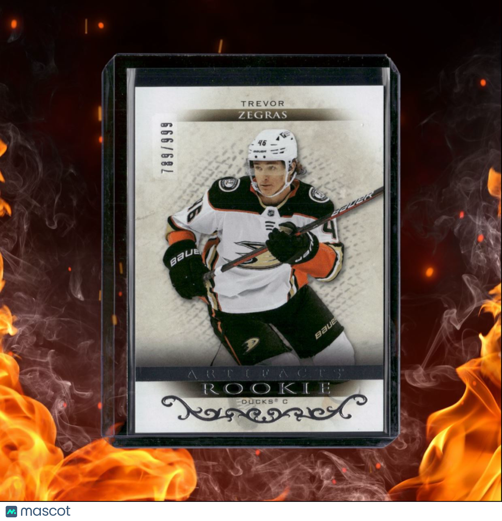 2021-22 Upper Deck Artifacts Trevor Zegras Rookie 789/999 #166