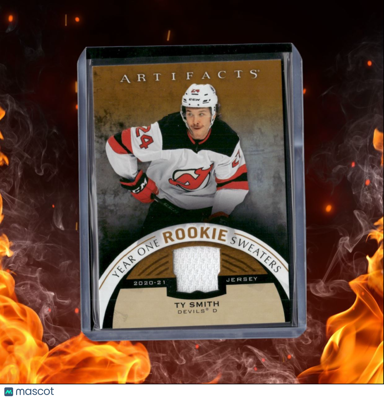 2021-22 Upper Deck Artifacts Ty Smith Year One Rookie Sweaters #RS-SM