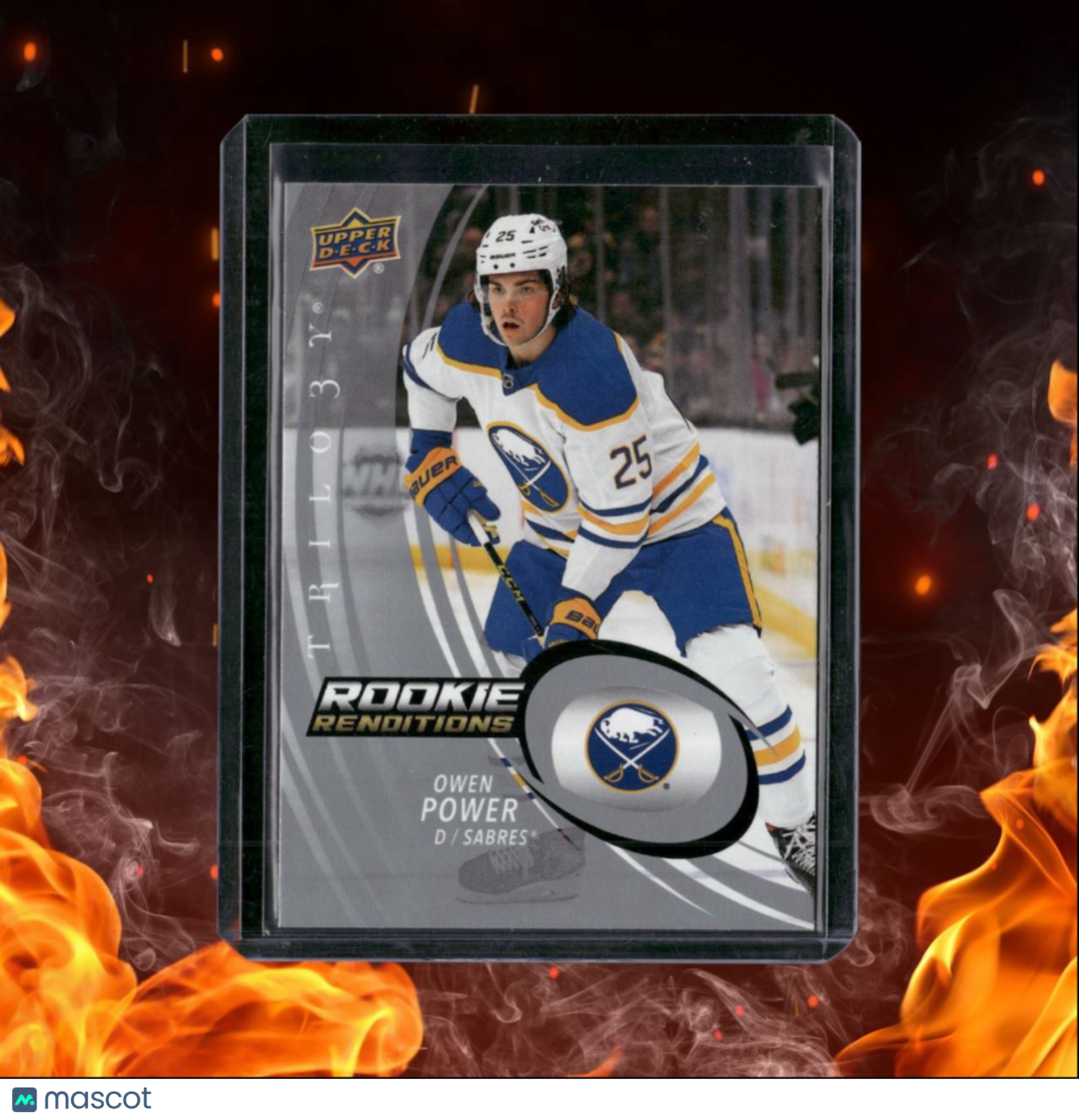 2022-23 Upper Deck Trilogy Owen Power Renditions Rookie #RR-37