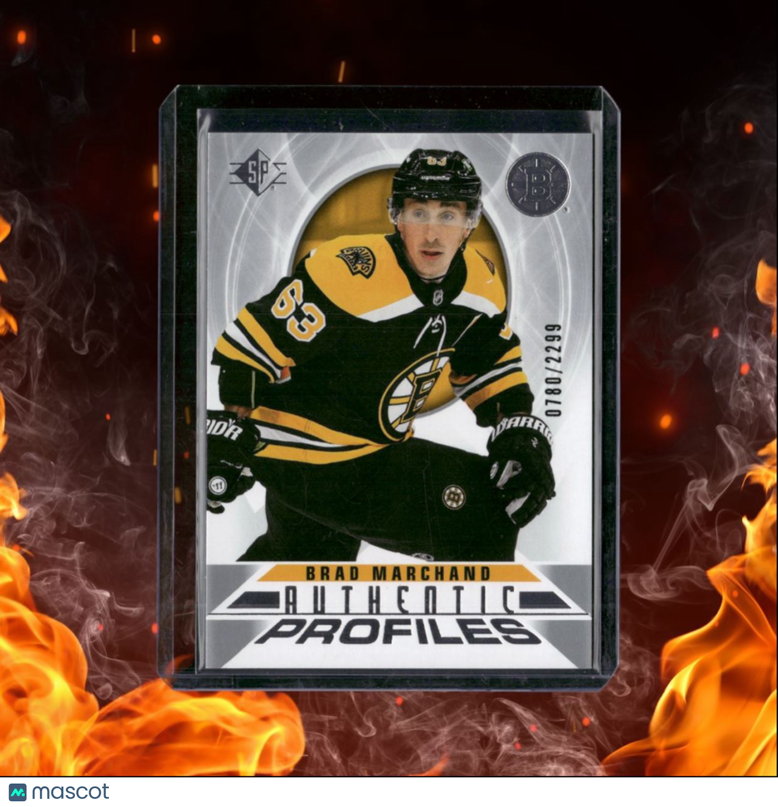 2020-21 Upper Deck SP Brad Marchand Authentic Profiles 0780/2299 #AP-7