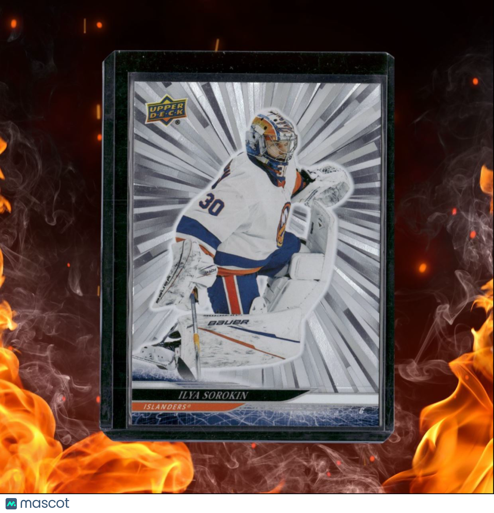 2024-25 Upper Deck Ilya Sorokin Outburst Silver #116