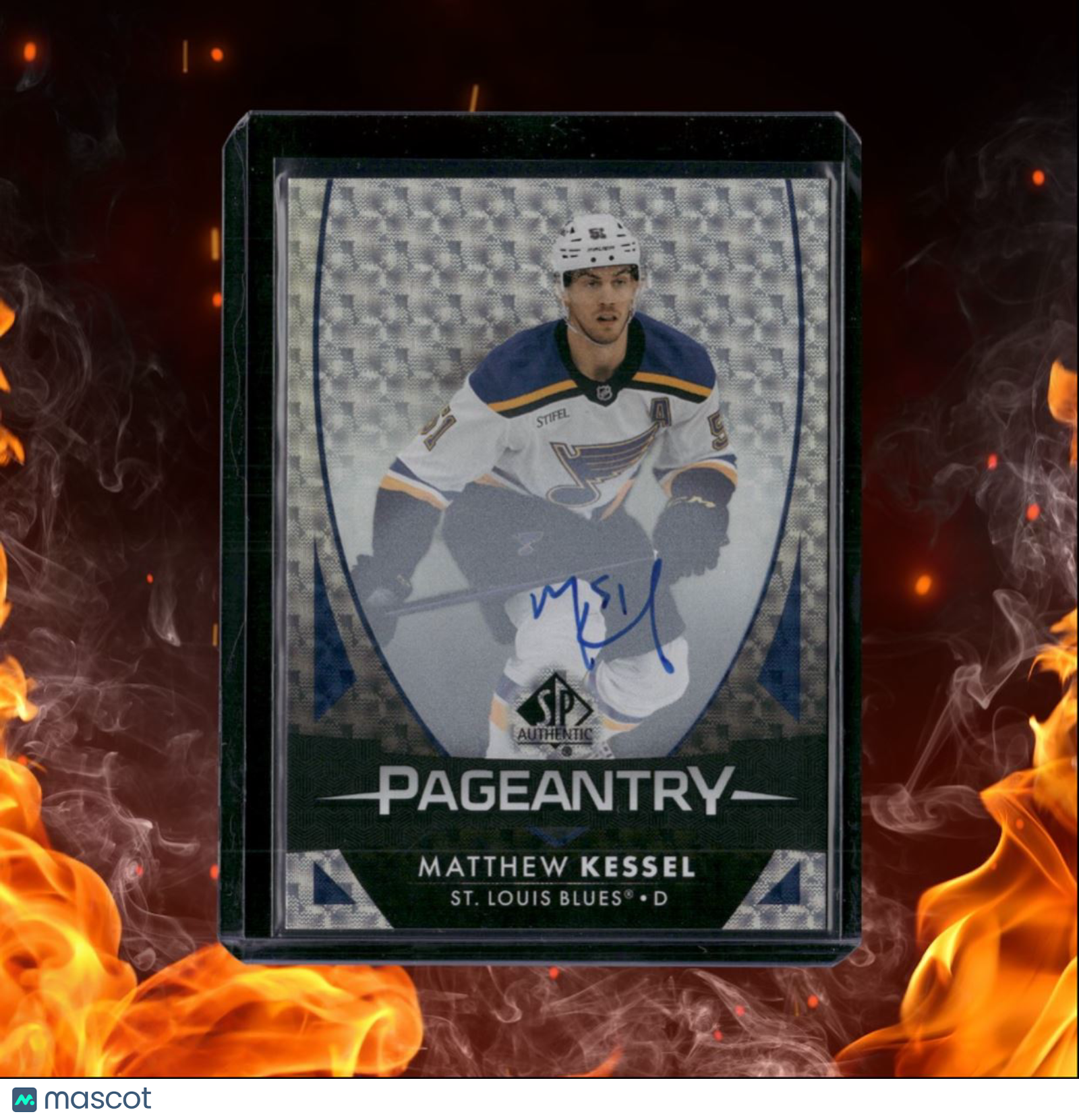 2023-24 SP Authentic Matthew Kessel Pageantry Rookie Auto #P-76