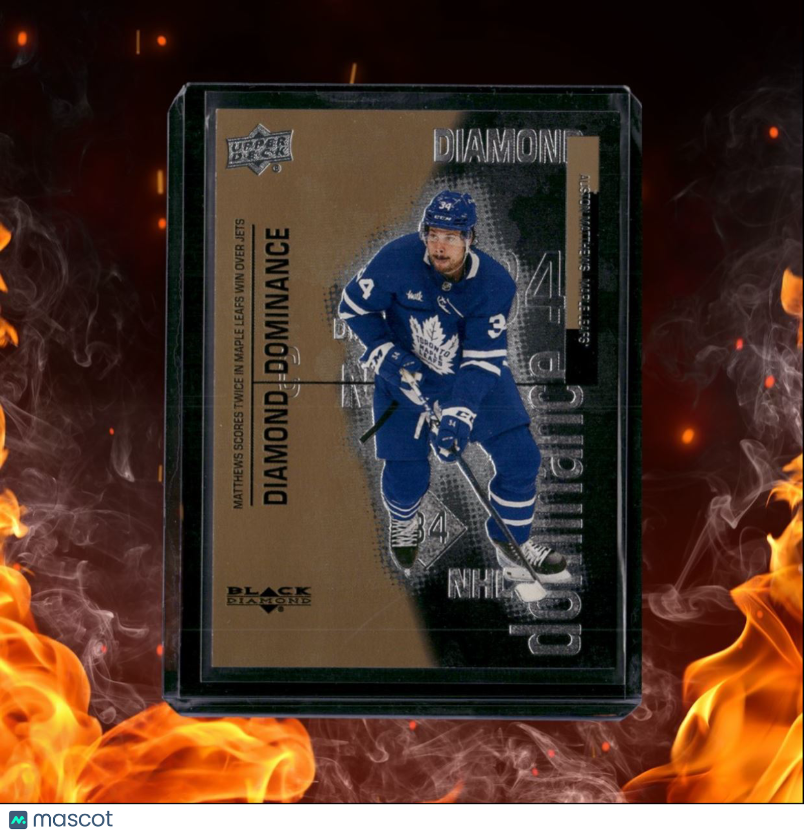 2022-23 Upper Deck Auston Matthews Diamond Dominance 0619/1000 #DD-43