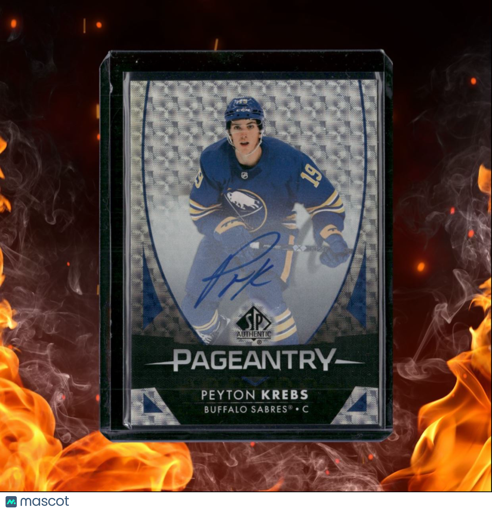 2023-24 SP Authentic Peyton Krebs Pageantry Auto #P-49