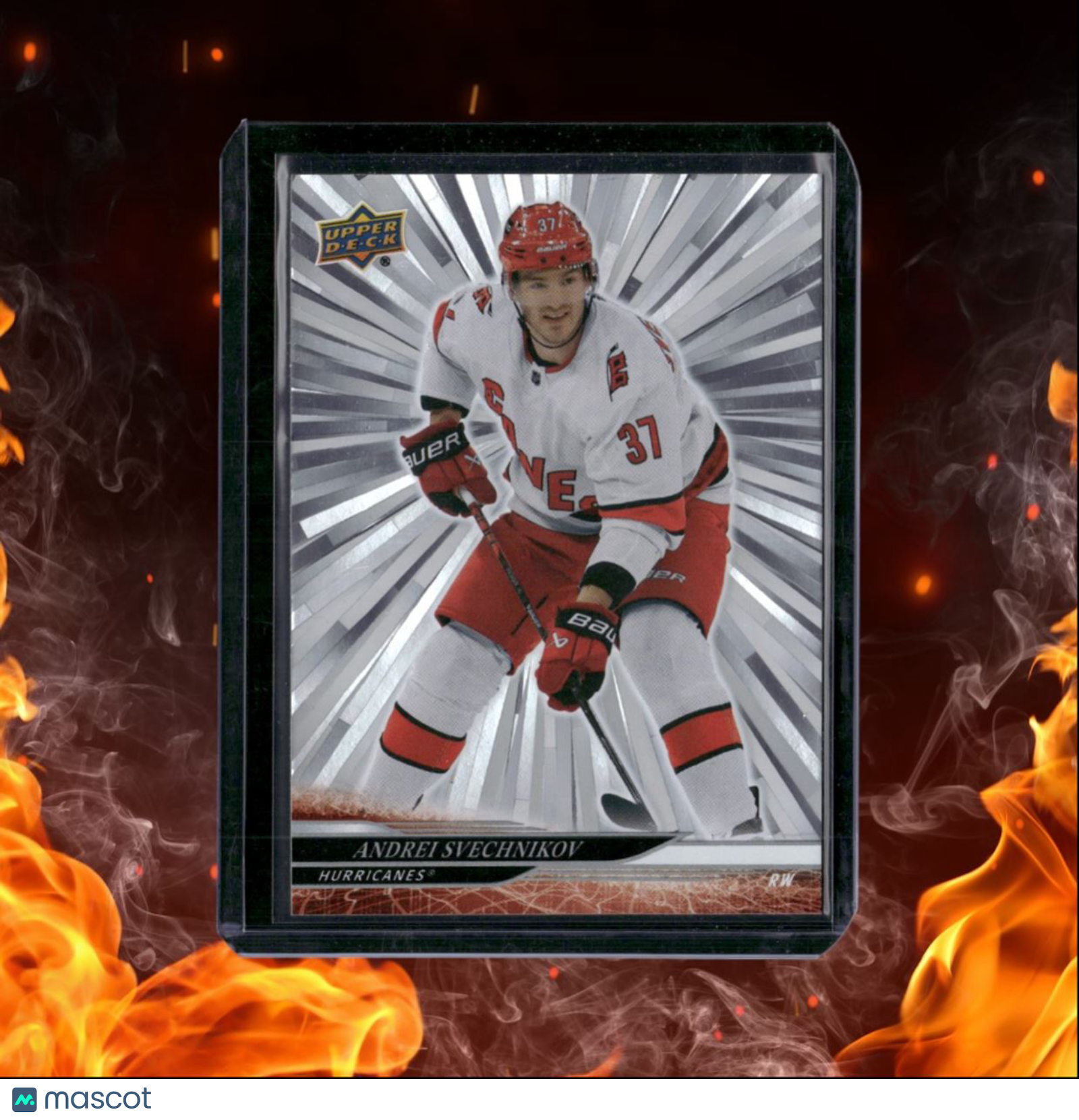 2024-25 Upper Deck Andrei Svechnikov Outburst Silver #37