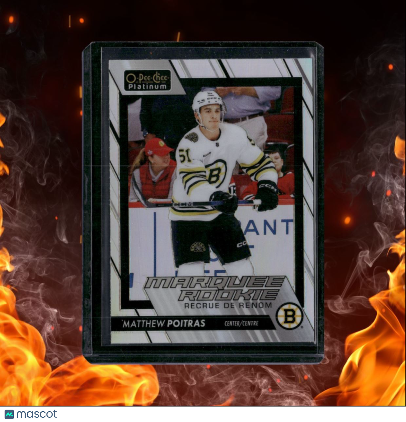 2023-24 O-Pee-Chee Platinum Matthew Poitras Rainbow Marquee Rookie #290