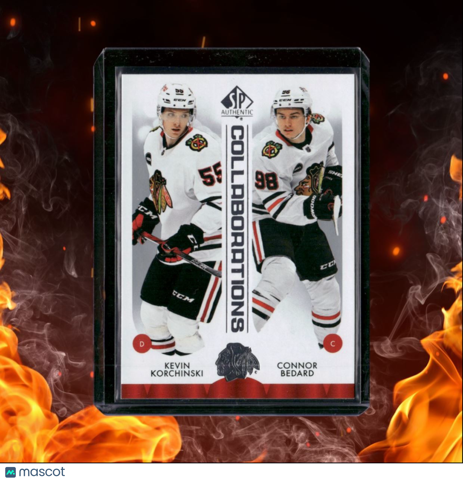2023-24 SP Authentic Kevin Korchinski / Connor Bedard Collaborations Rookie #C-3