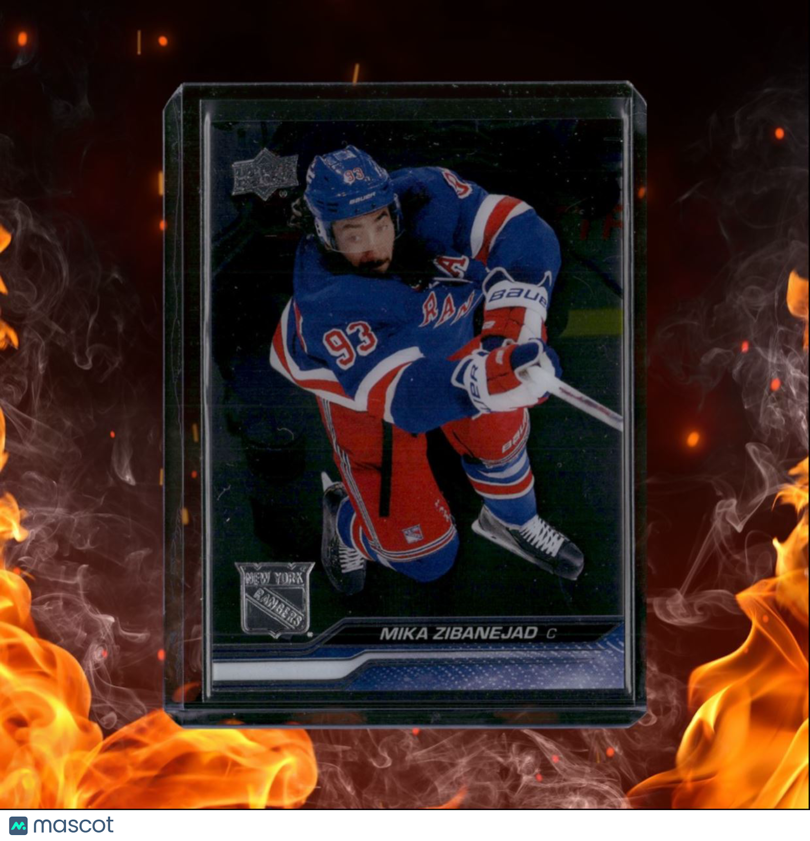 2023-24 Upper Deck Mika Zibanejad Clear Cut SSP #120