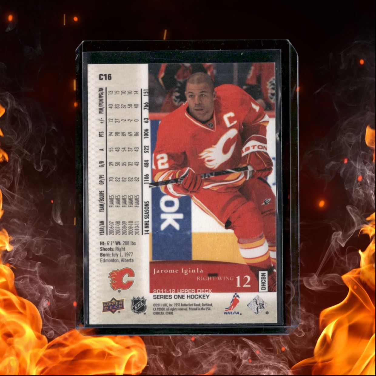 2011-12 Upper Deck Jarome Iginla UD Canvas #C16