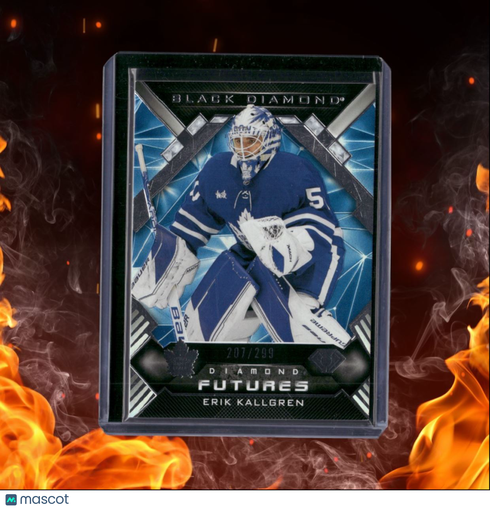 2022-23 Upper Deck Black Erik Kallgren Diamond Futures Rookie 207/299 #BDF-EK