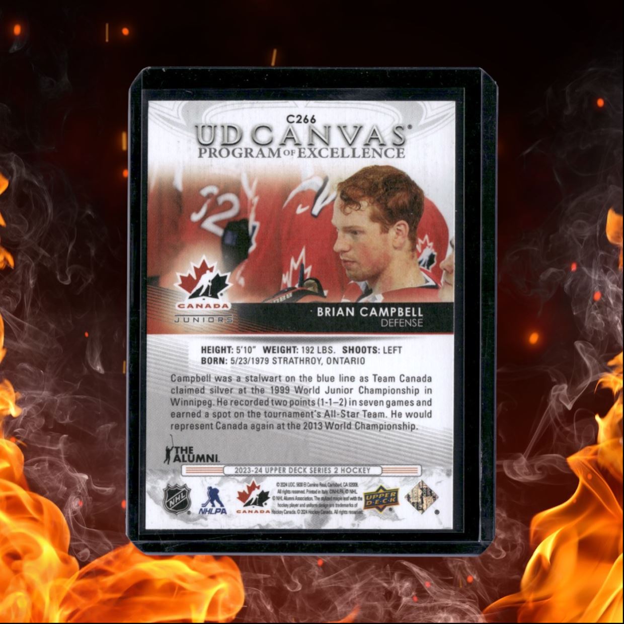 2023-24 Upper Deck Brian Campbell UD Canvas Program of Excellence #C266