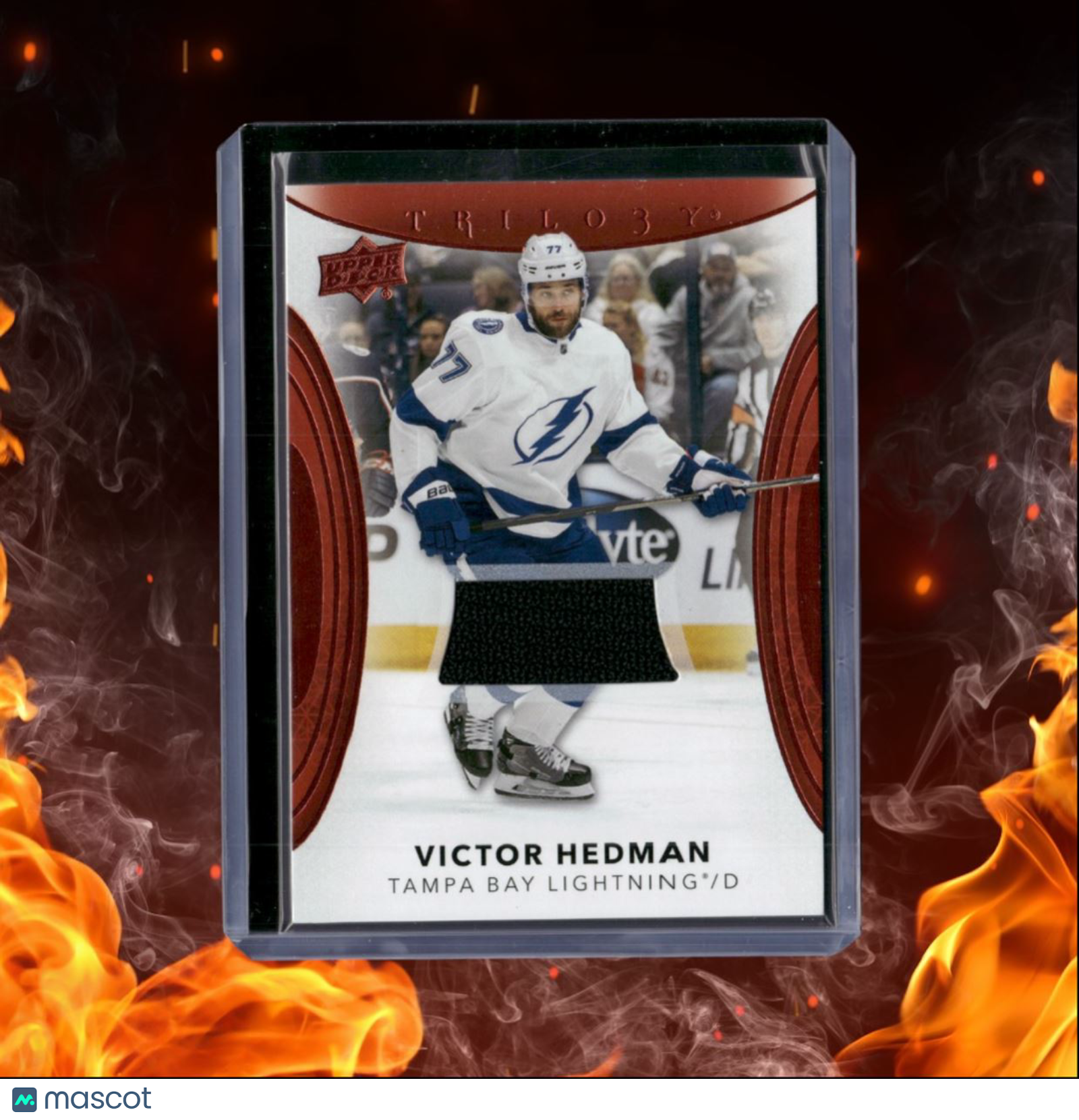 2022-23 Upper Deck Trilogy Victor Hedman Orange Foil Jersey #74