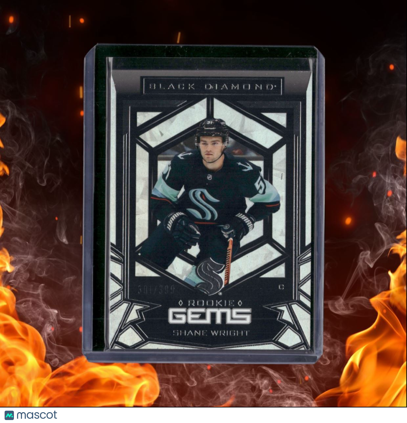 2022-23 Upper Deck Black Diamond Shane Wright Gems Rookie 301/399 #RG-SW