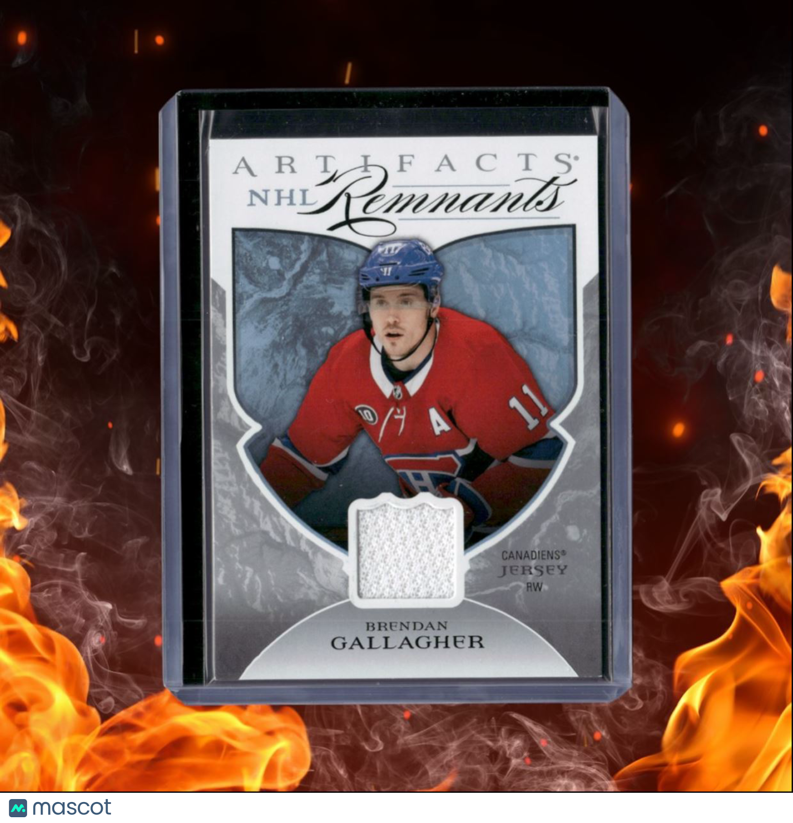 2022-23 Upper Deck Artifacts Brendan Gallagher NHL Remnants Jersey #NR-BG