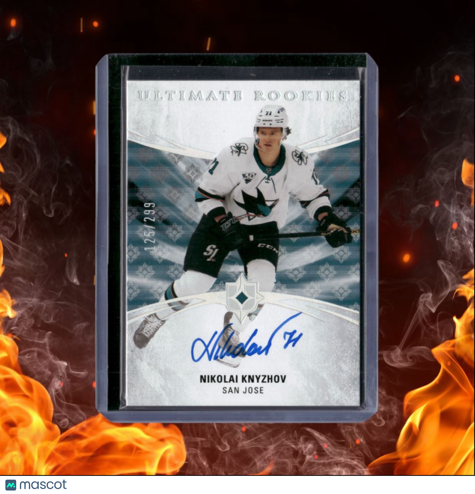 2020-21 Upper Deck Ultimate Collection Nikolai Knyzhov Rookie Auto 125/299 #170