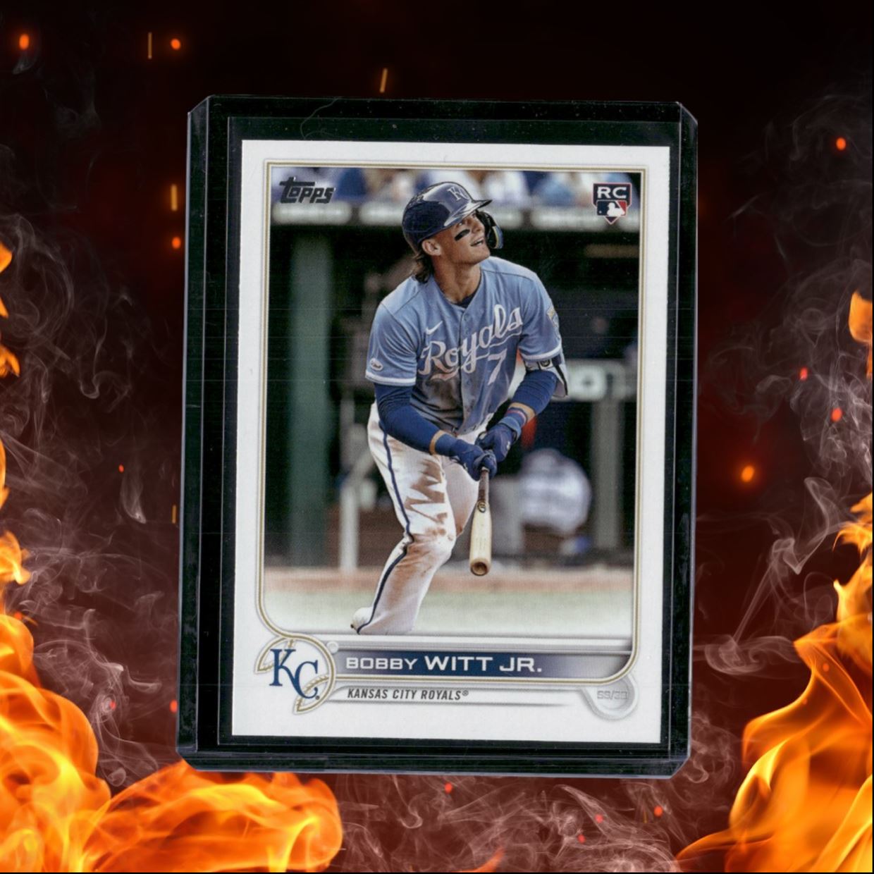 2022 Topps Update Series Bobby Witt Jr. (B) Rookie #US100