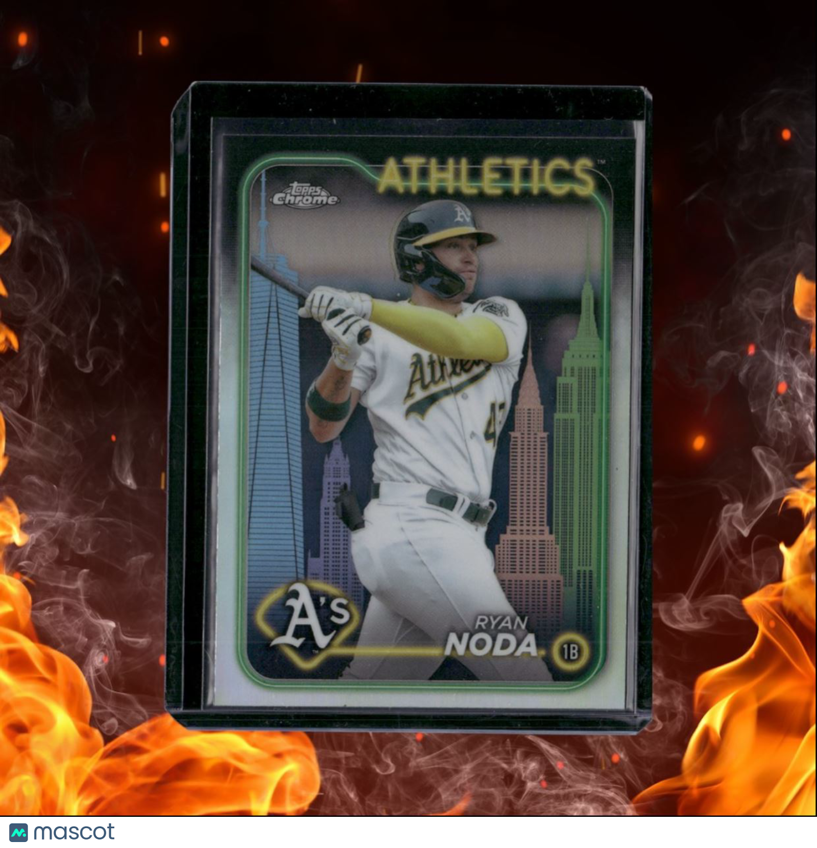 2024 Topps Chrome Fanatics Ryan Noda Big Apple Refractor #284