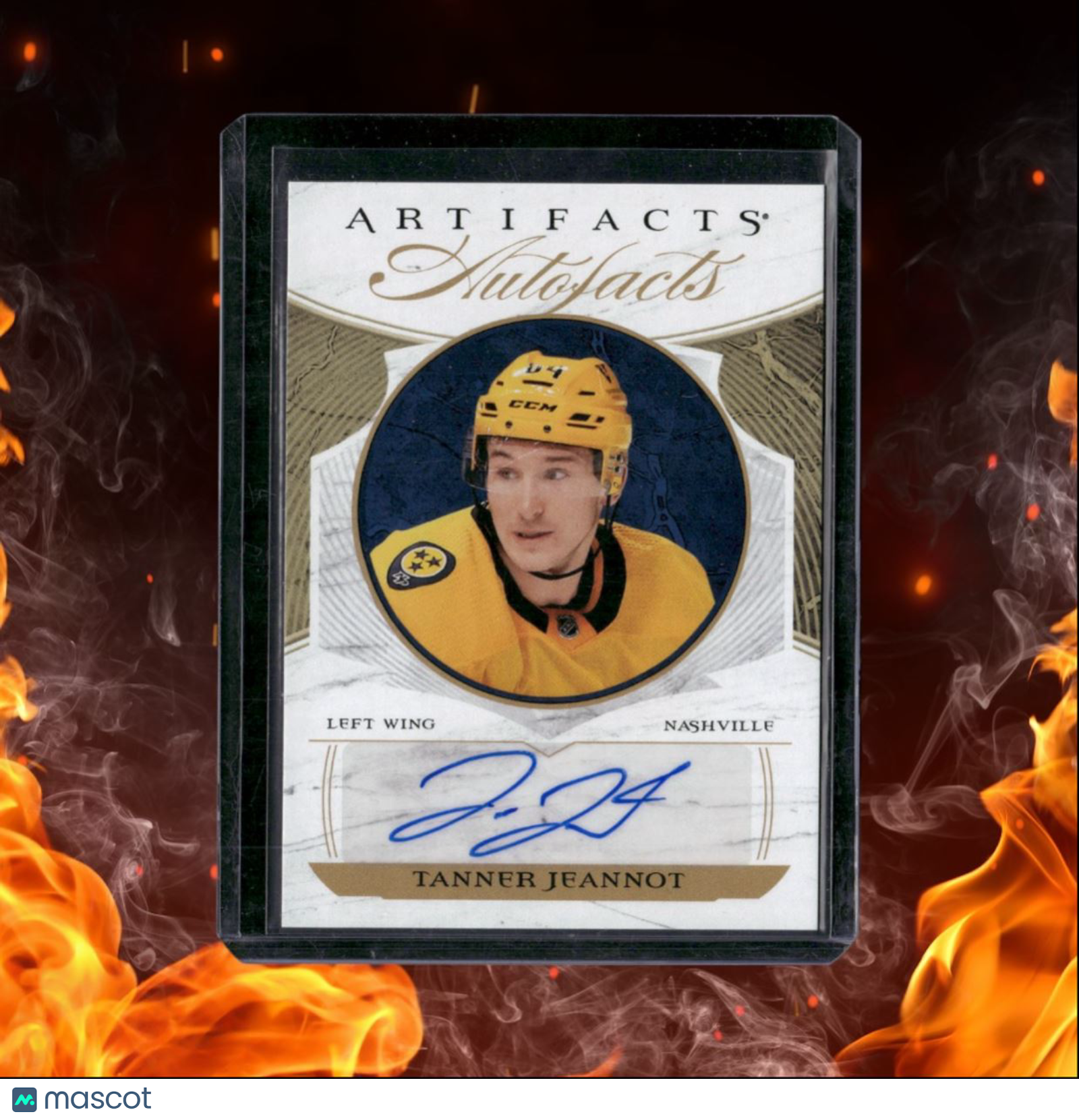 2022-23 Upper Deck Artifacts Tanner Jeannot AutoFacts Auto #AF-TJ
