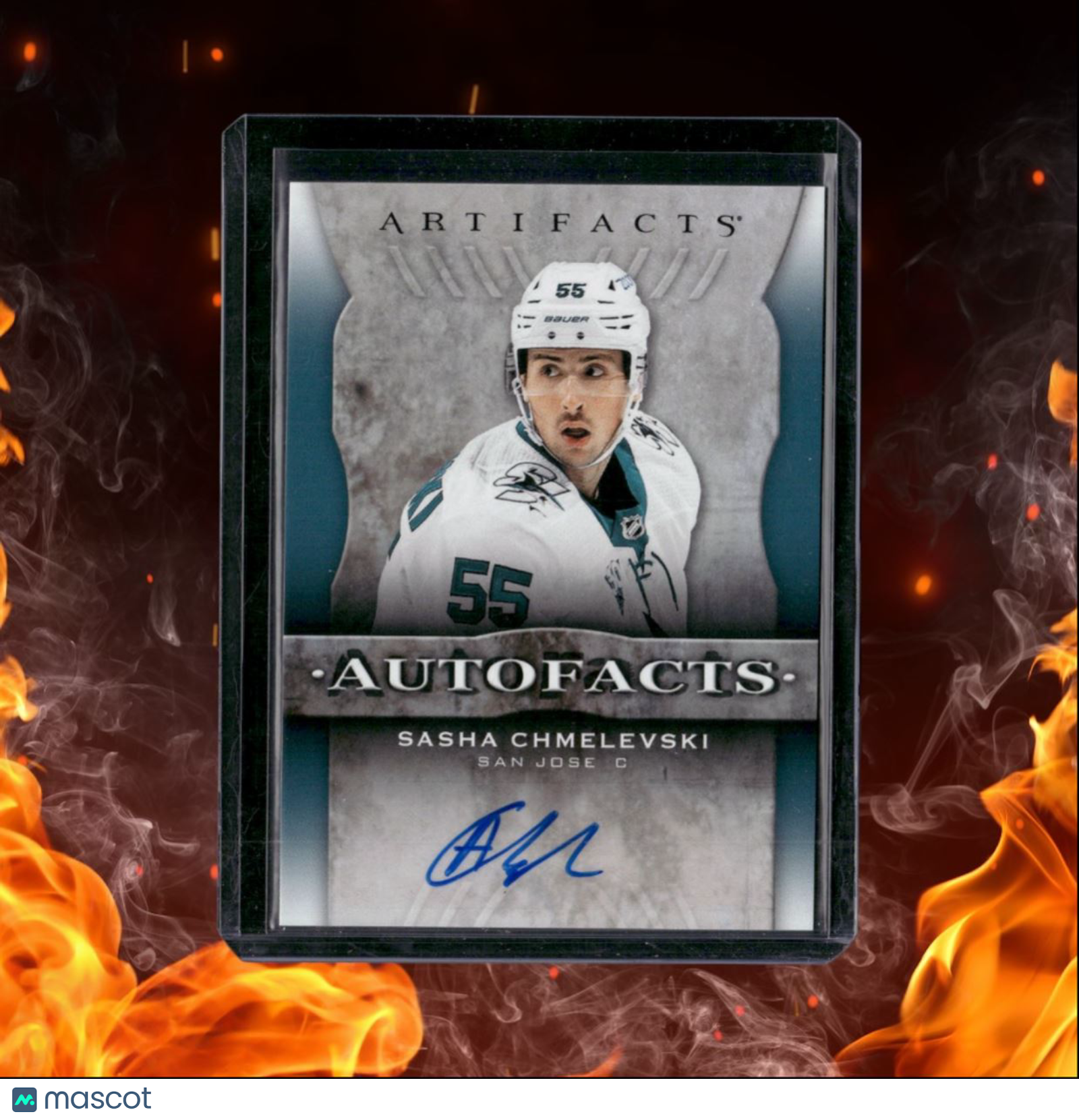 2021-22 Upper Deck Artifacts Sasha Chmelevski AutoFacts Auto #AF-SC