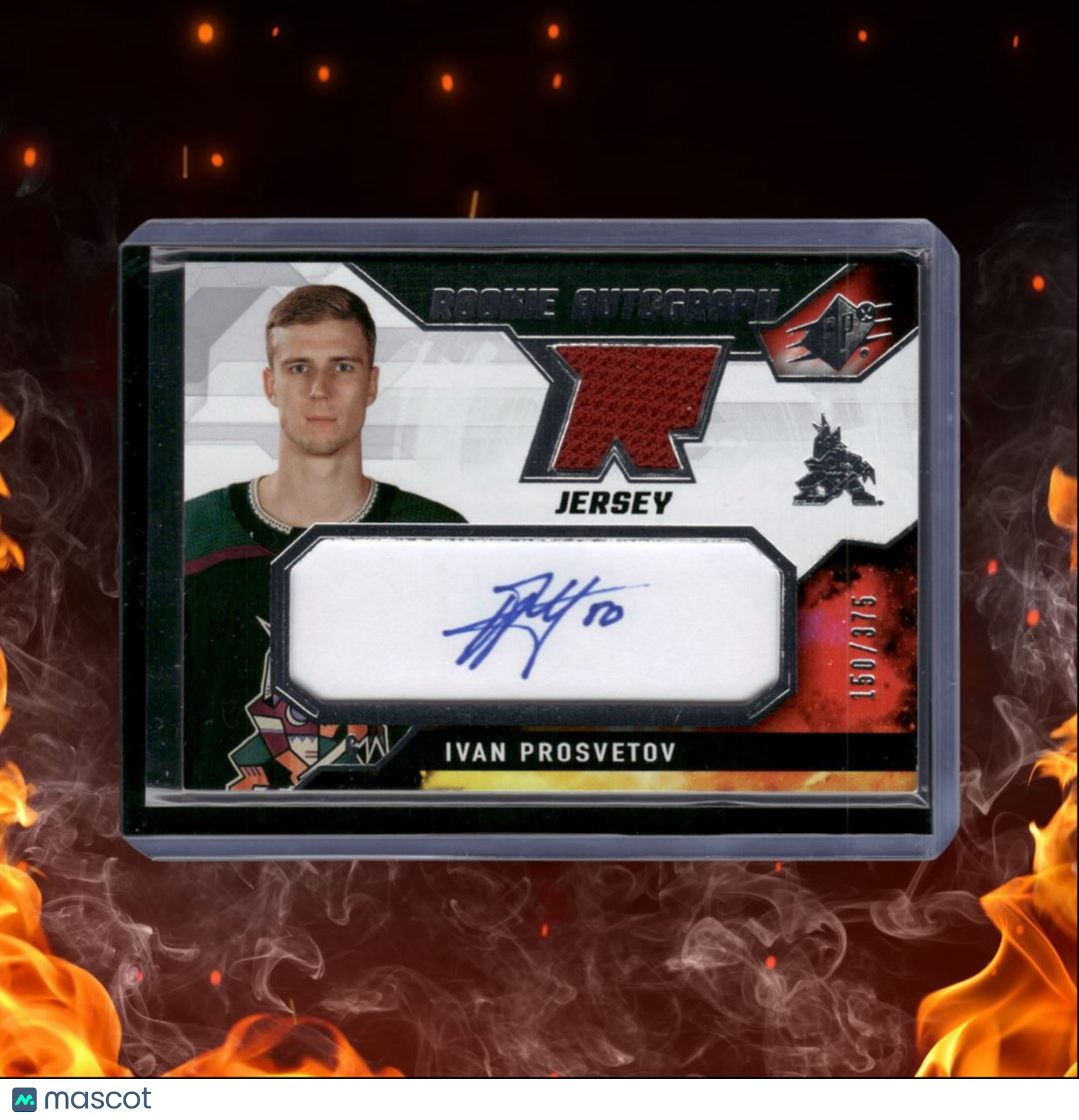 2021-22 Upper Deck SPx Ivan Prosvetov Rookie Auto 150/375 #IP