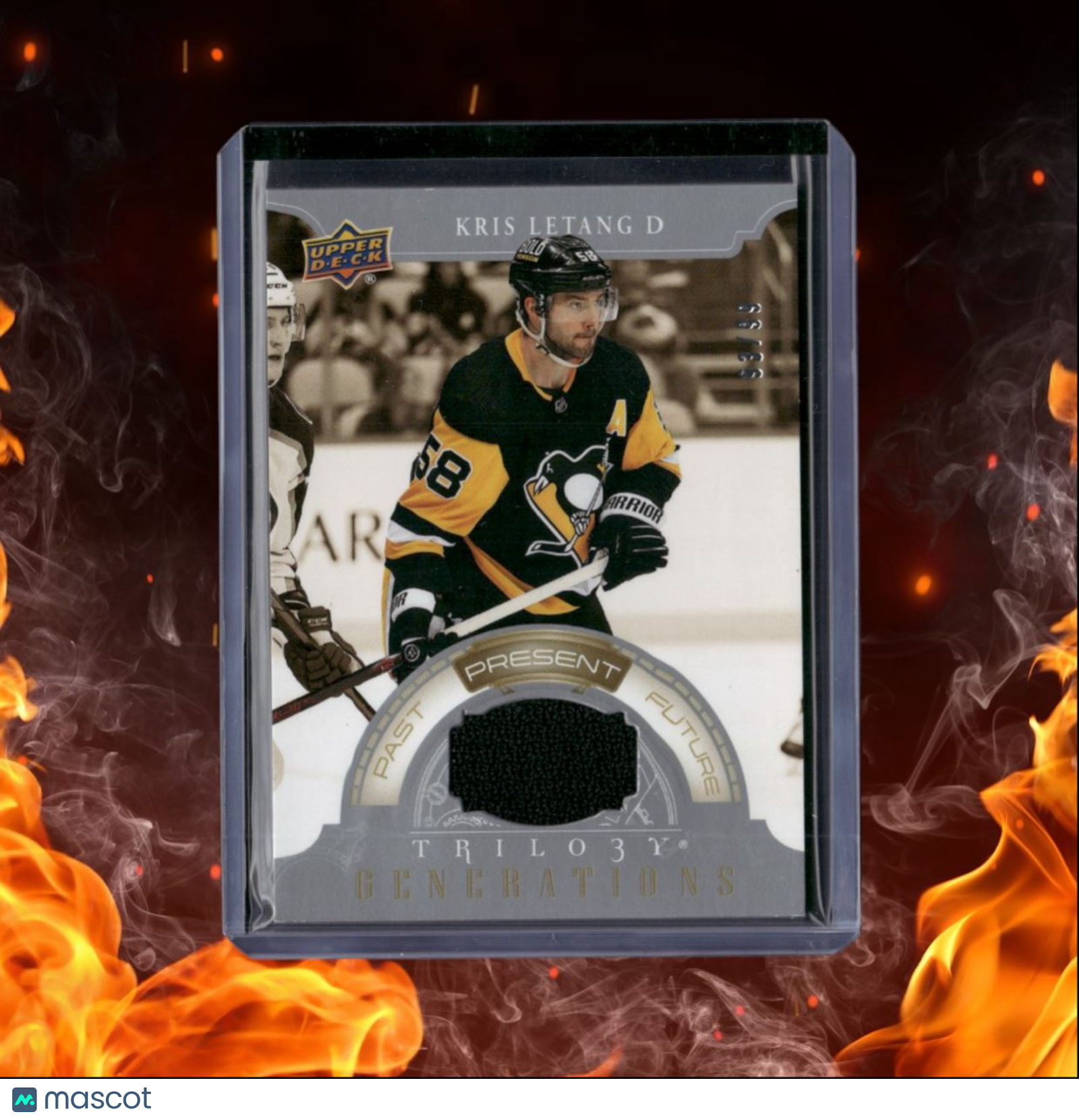 2022-23 Upper Deck Trilogy Kris Letang Generations Jersey 93/99 #TG-15B