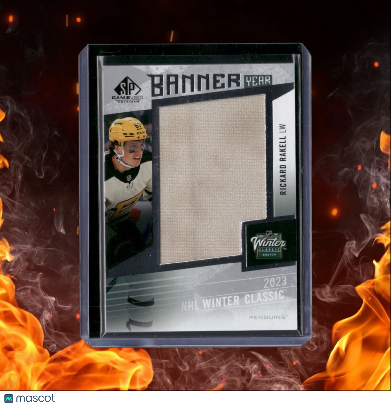 2023-24 SP Game Used Rickard Rakell Banner Year Relic #BYWCRR