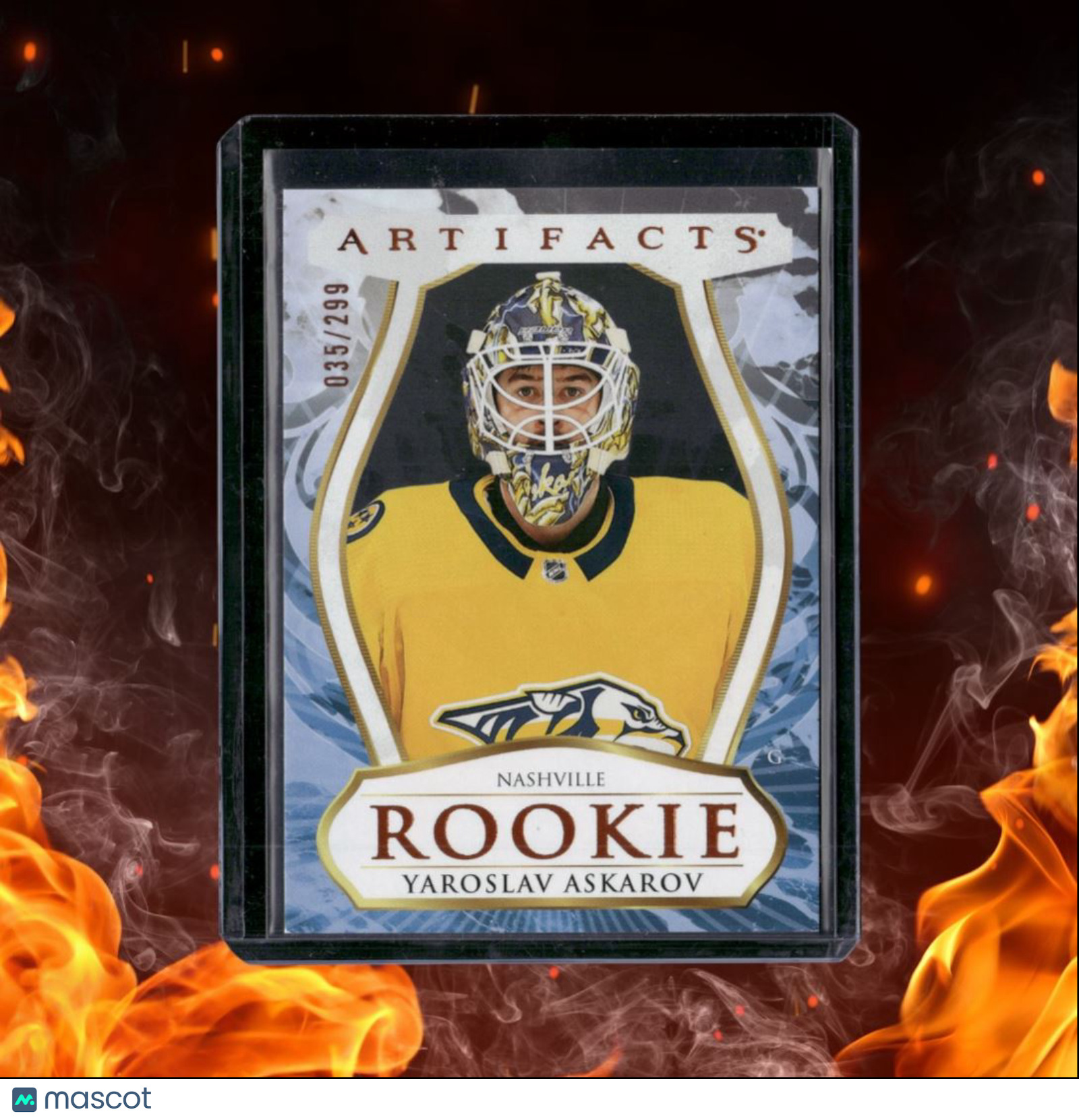 2023-24 Upper Deck Artifacts Yaroslav Askarov Orange Rookie 035/299 #183