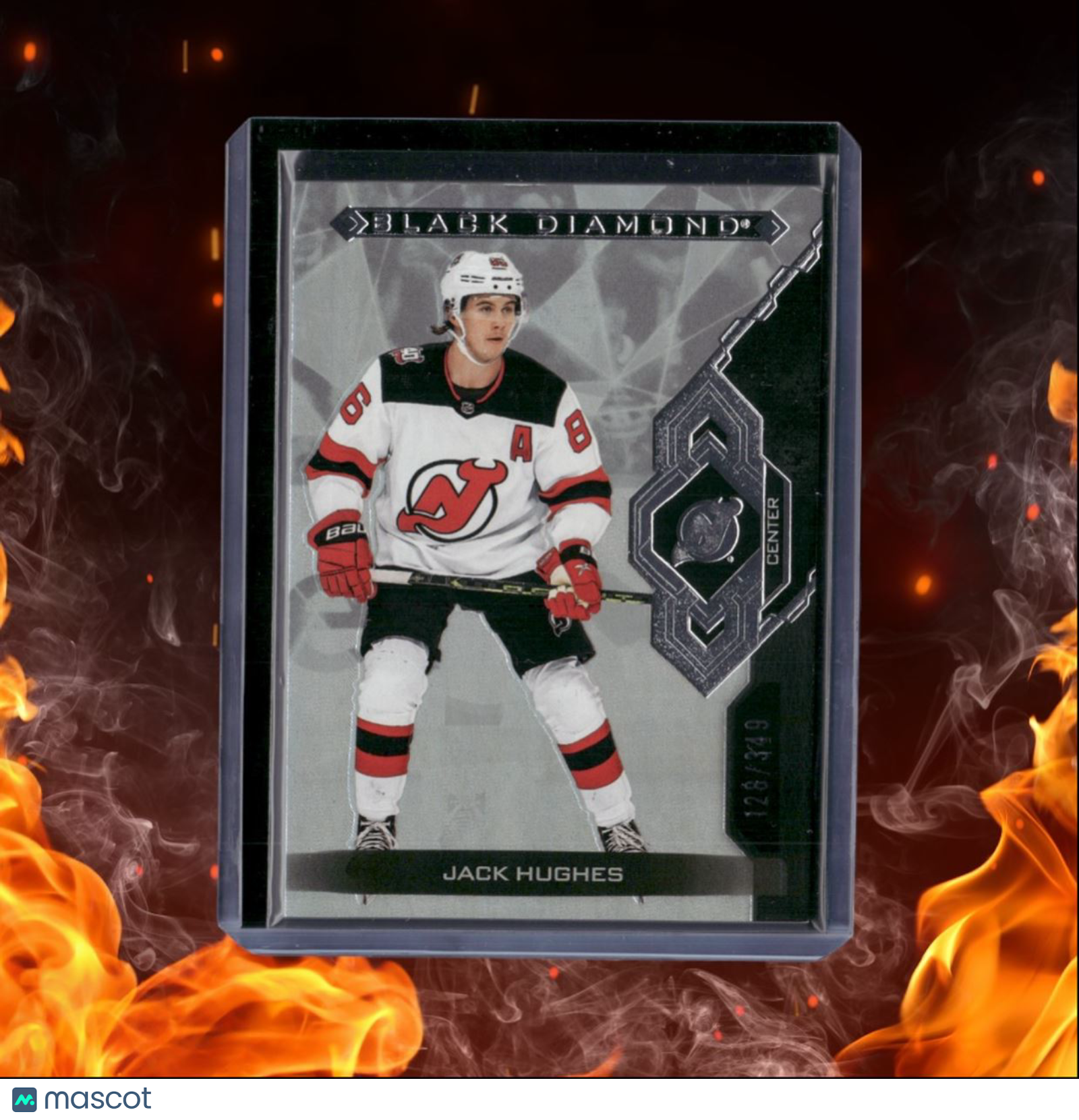 2023-24 Upper Deck Black Diamond Jack Hughes 128/349 #BDB-JH
