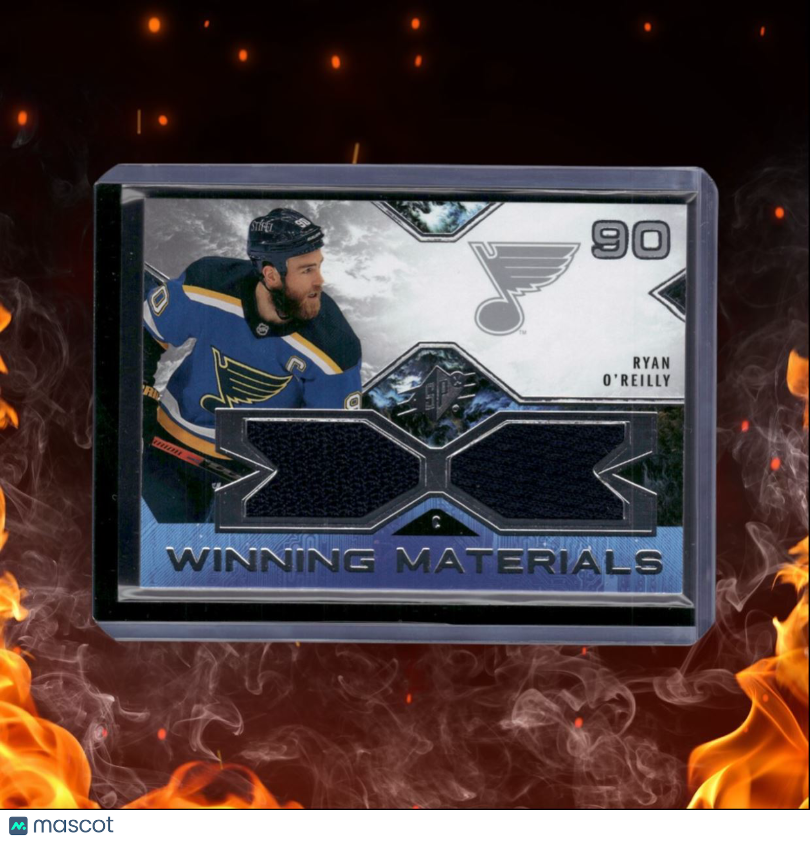 2021-22 Upper Deck SPx Ryan O'Reilly Winning Materials Dual Jersey #WM-RO