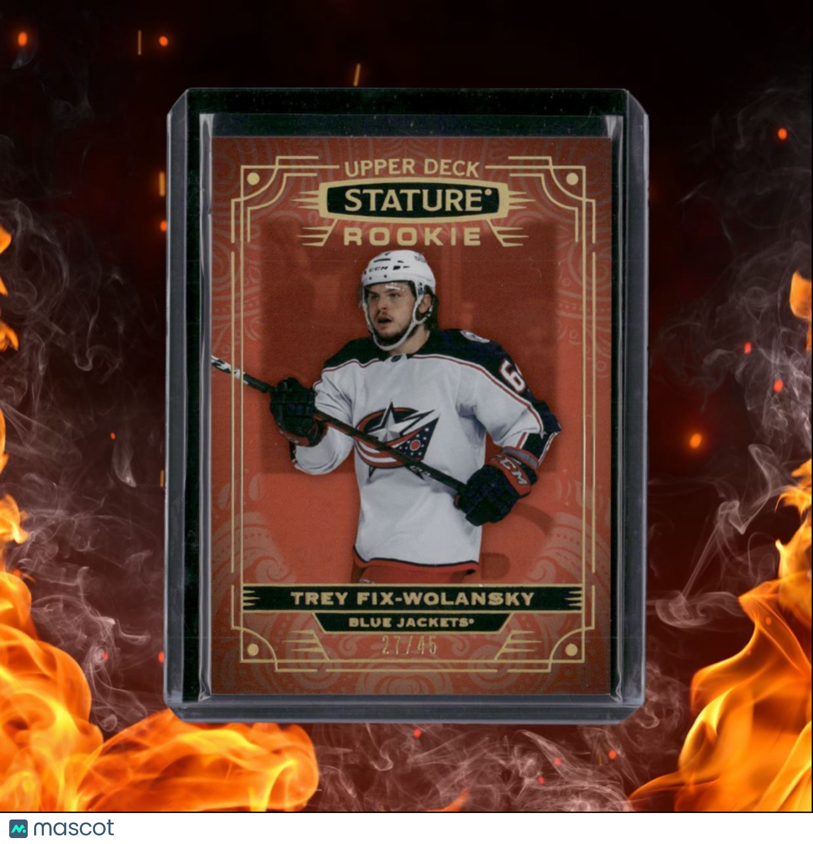 2022-23 Upper Deck Stature Trey Fix-Wolansky Orange Rookie 27/45 #168