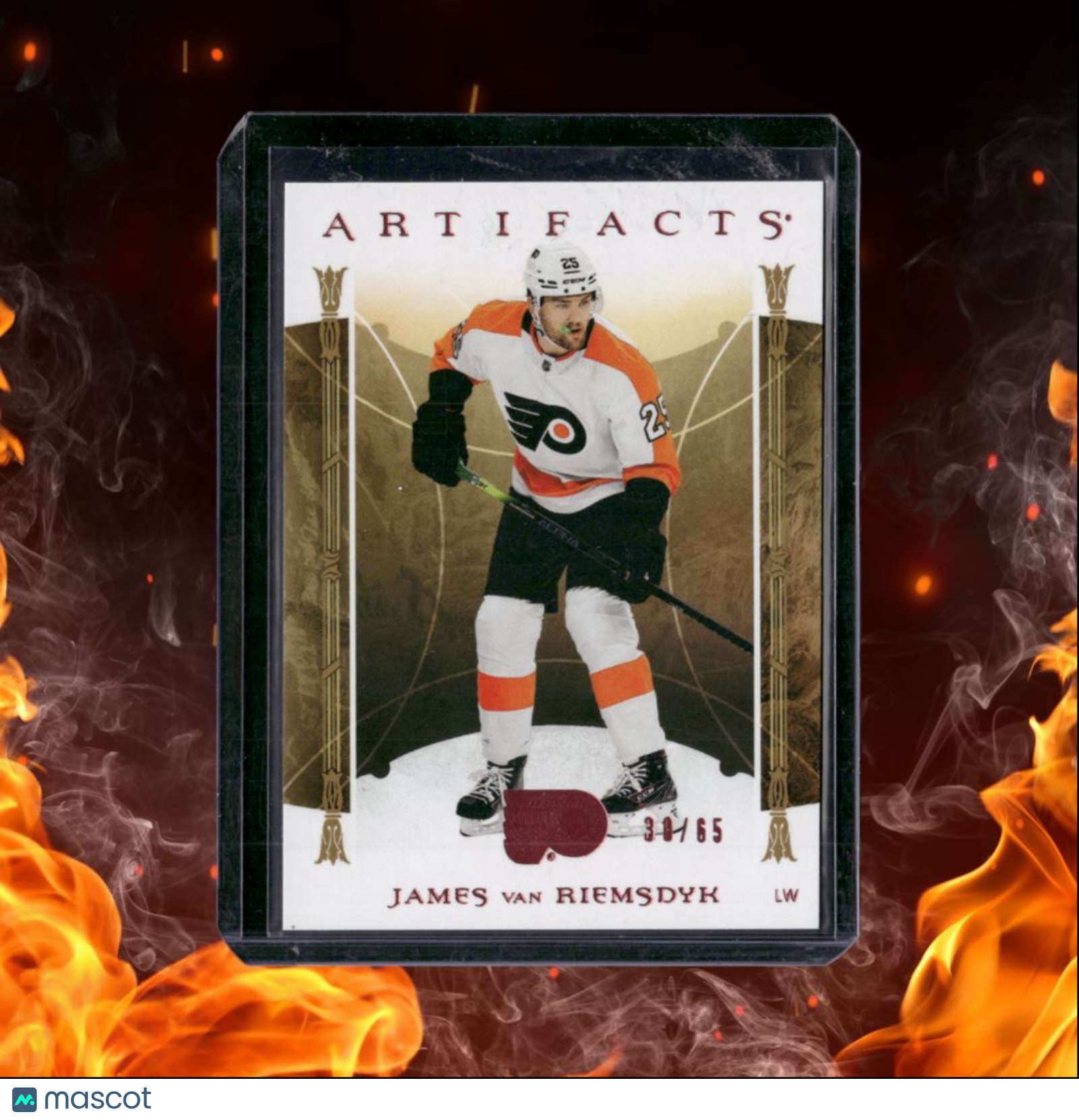 2022-23 Upper Deck Artifacts James van Riemsdyk Pink Leather 30/65 #106