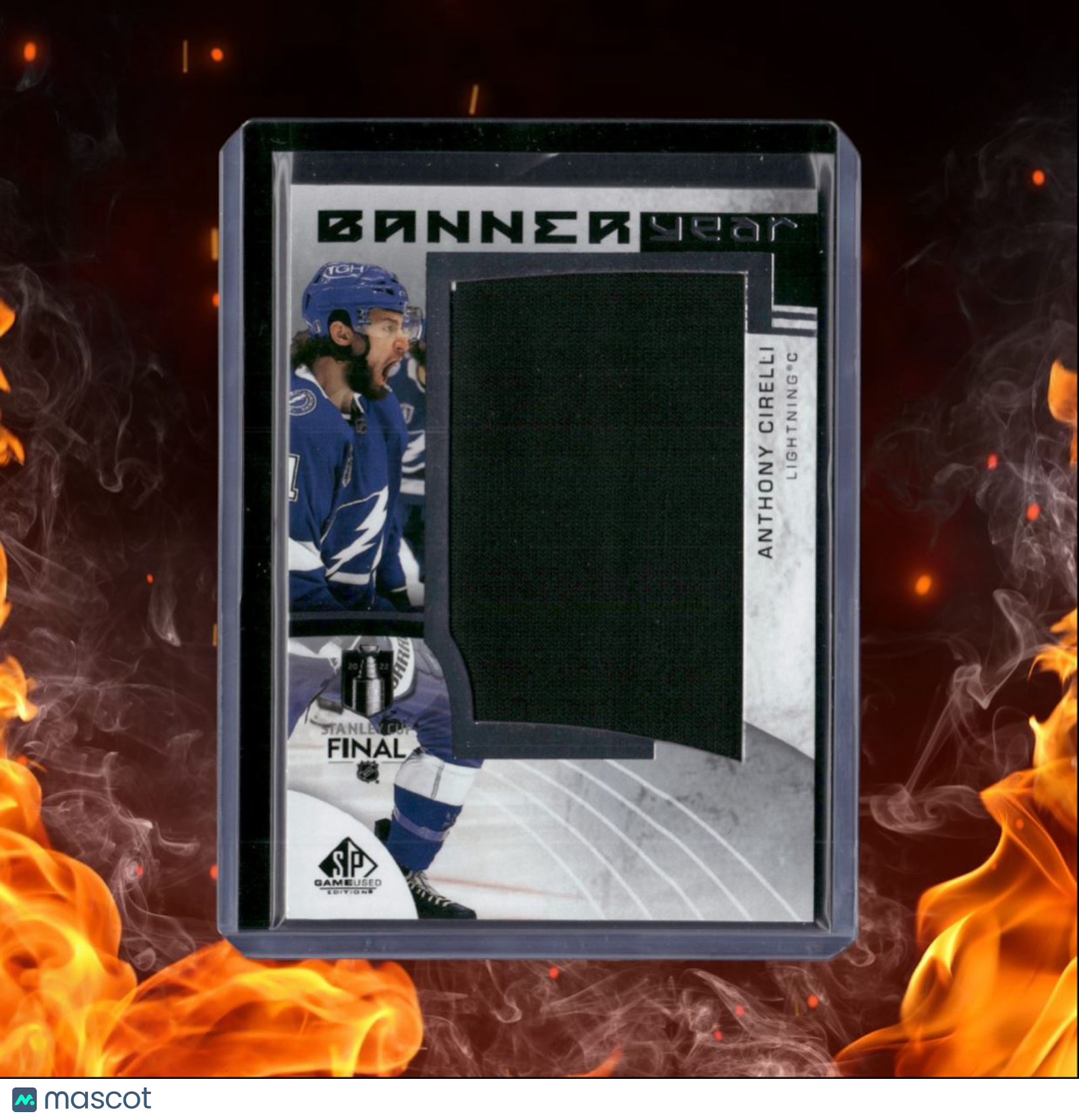 2022-23 SP Game Used Anthony Cirelli Stanley Cup Final Banner Year #BYSC-AC