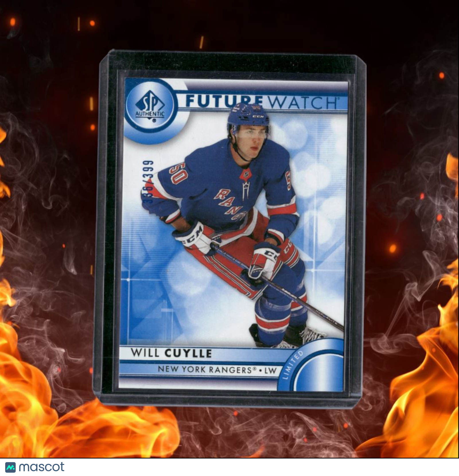 2023-24 SP Authentic Will Cuylle Future Watch Limited Blue Rookie 336/399 #104