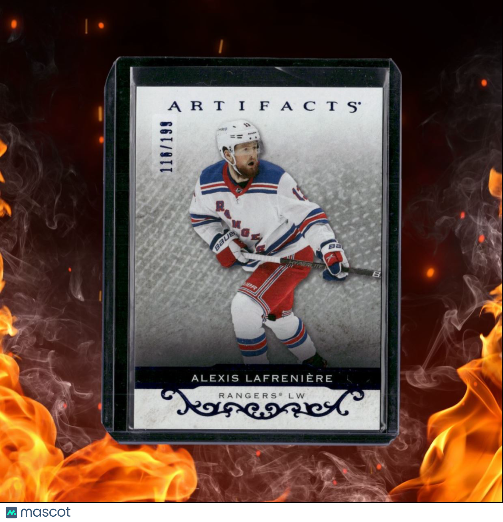 2021-22 Upper Deck Artifacts Alexis Lafreniere Sapphire Blue 116/199 #106
