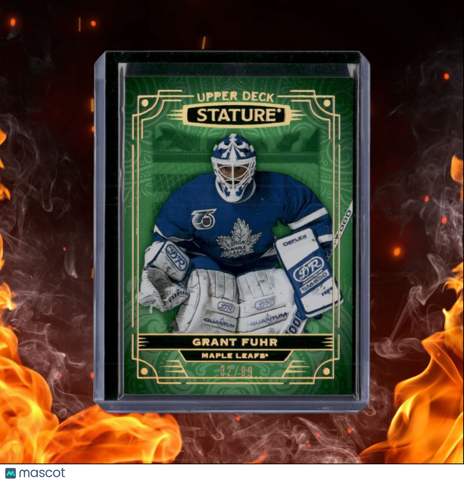 2022-23 Upper Deck Stature Grant Fuhr Green 32/99 #17