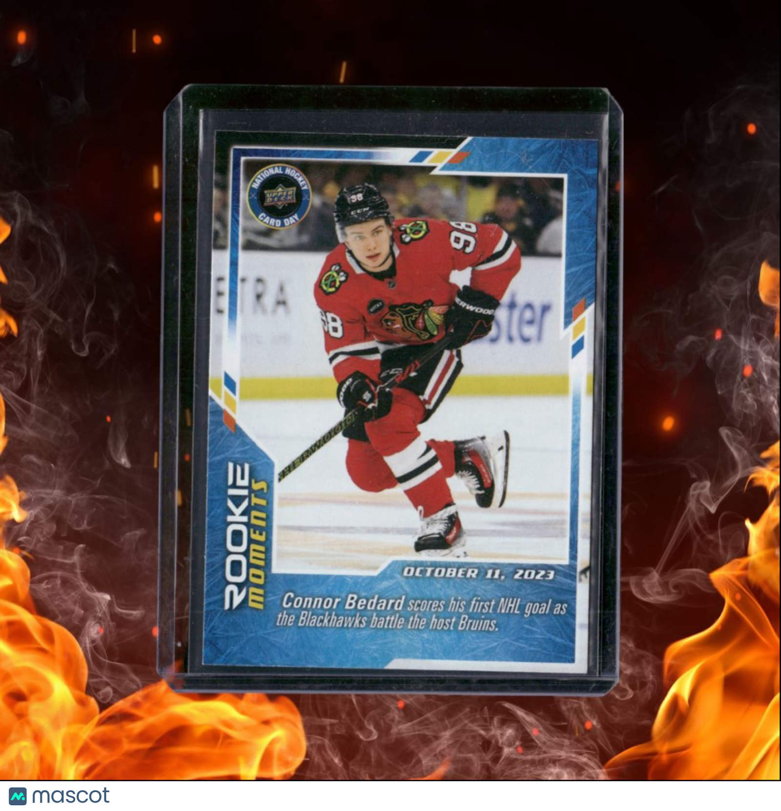 2024-25 Upper Deck National Hockey Card Day Connor Bedard Moments (A) Rookie