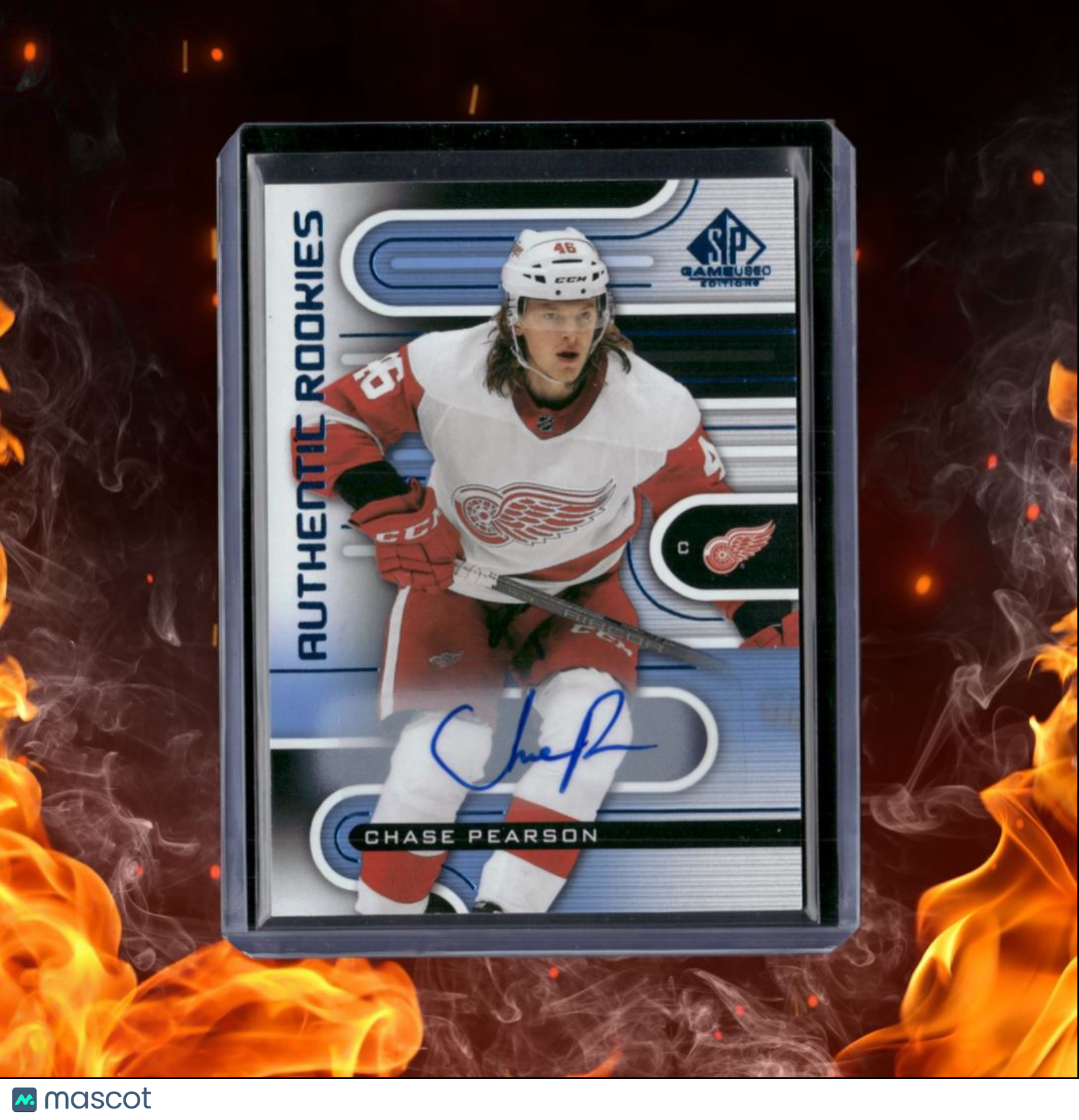 2022-23 SP Game Used Chase Pearson Blue Rookie Auto #167