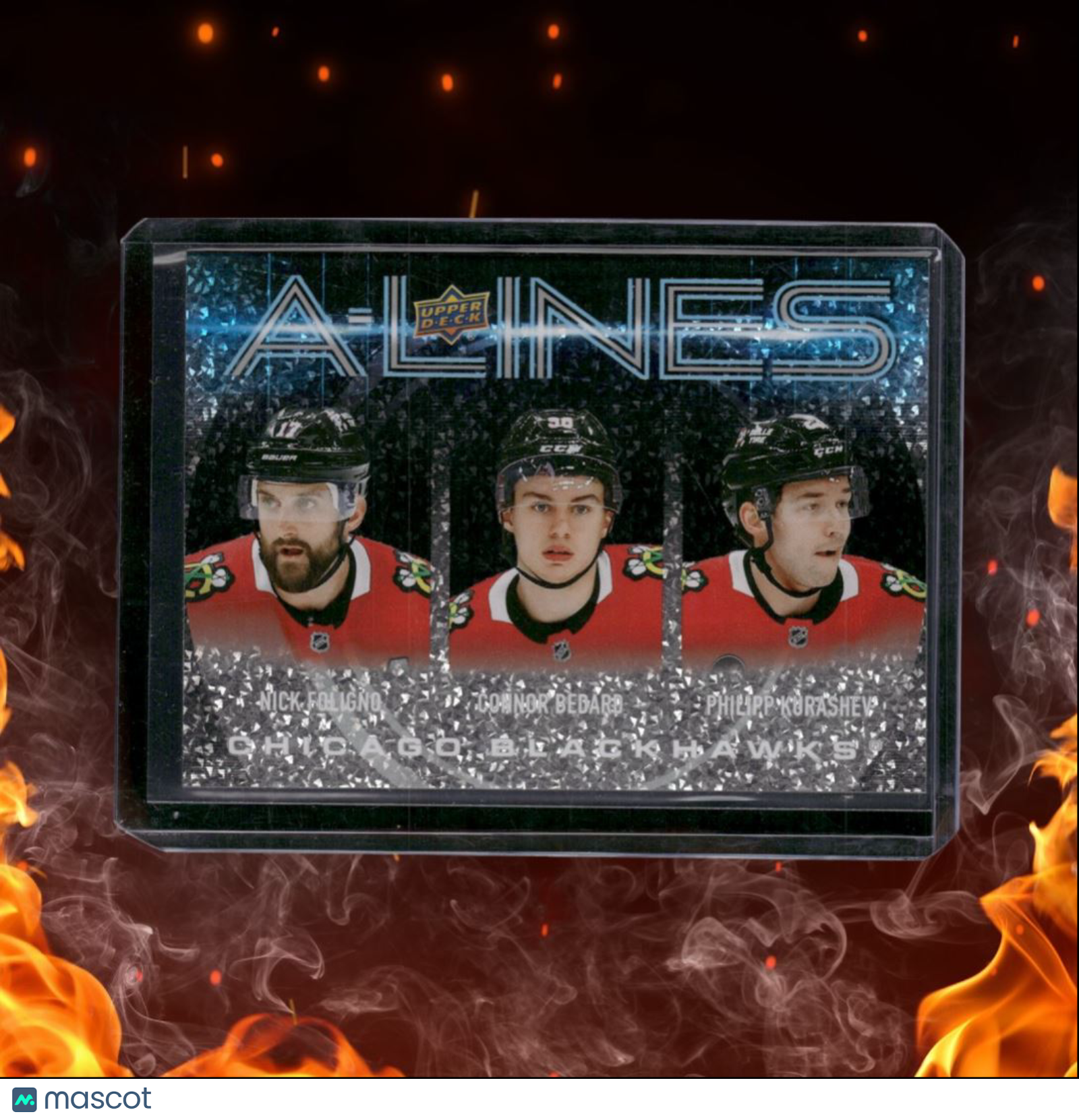 2024-25 Upper Deck Foligno / Connor Bedard / Kurashev A-Lines Speckle #AL-7