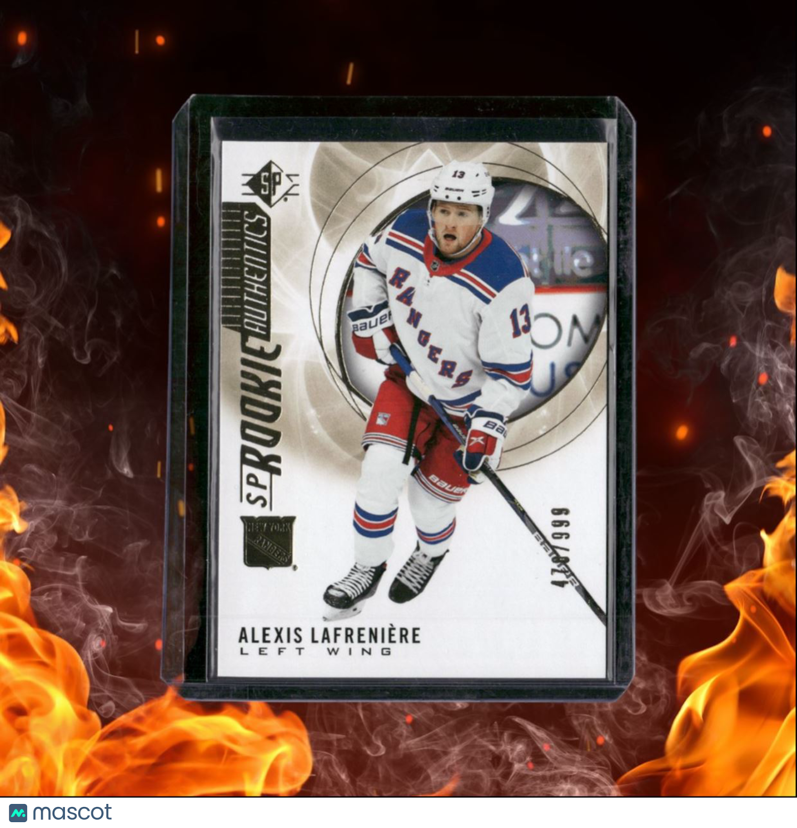 2020-21 Upper Deck SP Alexis Lafreniere Authentics Gold Rookie 470/999 #101