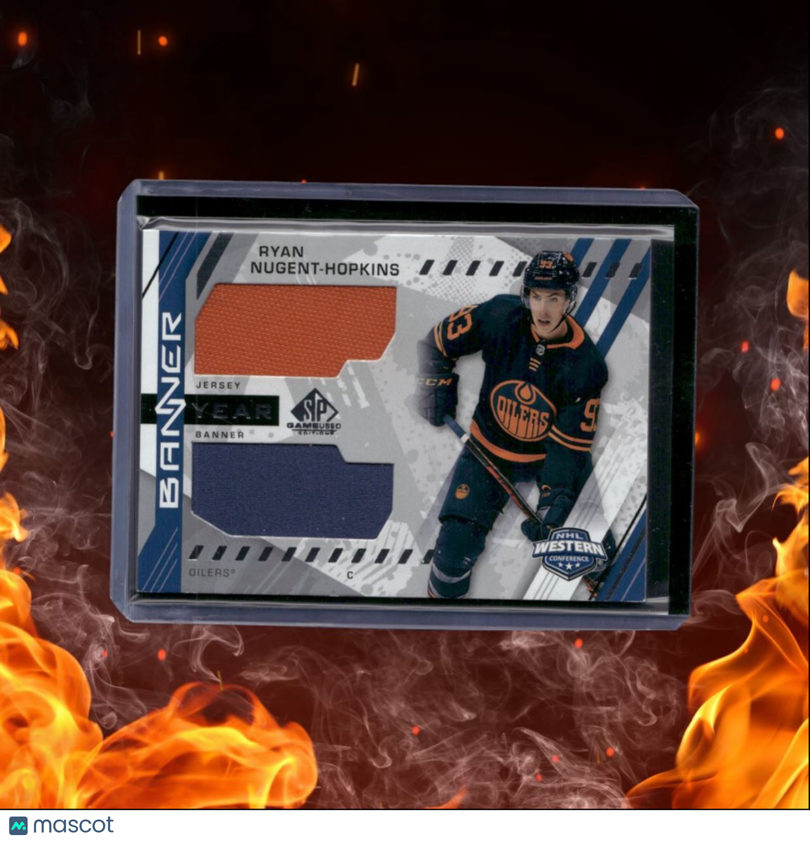 2021-22 SP Game Used Ryan Nugent-Hopkins Western Conference Banner Year Jersey