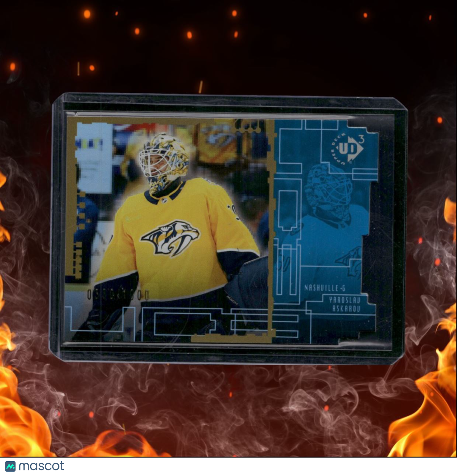 2023-24 Upper Deck Yaroslav Askarov UD3 Retro Gold Rookie 0330/1000 #UD3-25