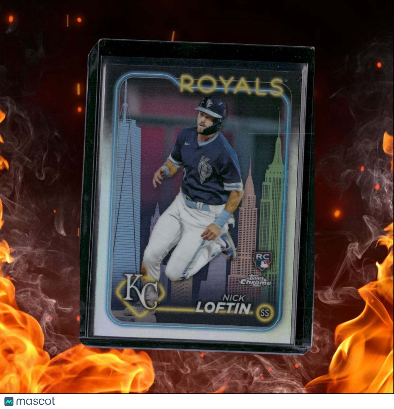 2024 Topps Chrome Fanatics Nick Loftin Big Apple Refractor Rookie #183
